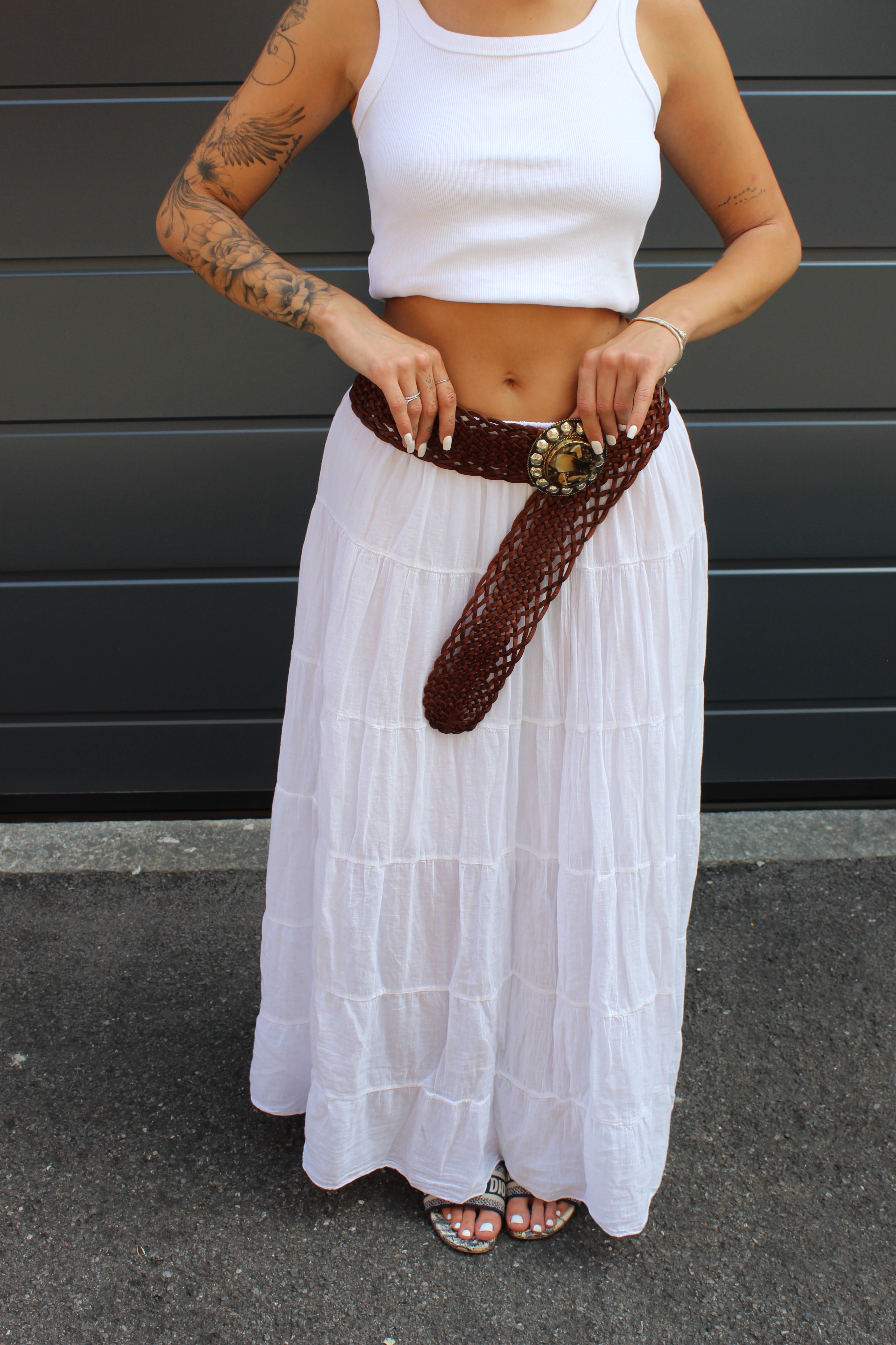 Gonna gipsy bianca