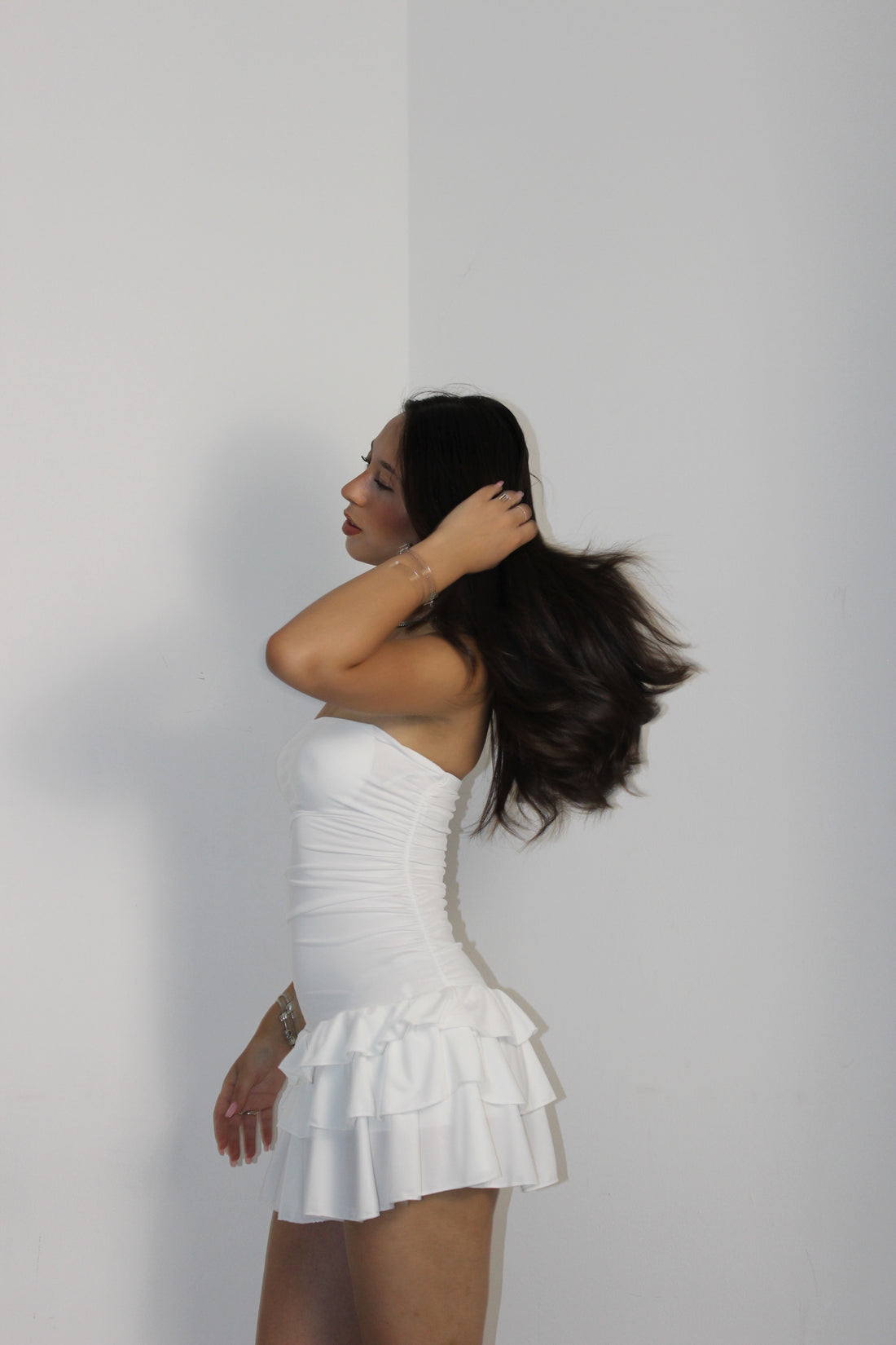 Playsuit basic bianco