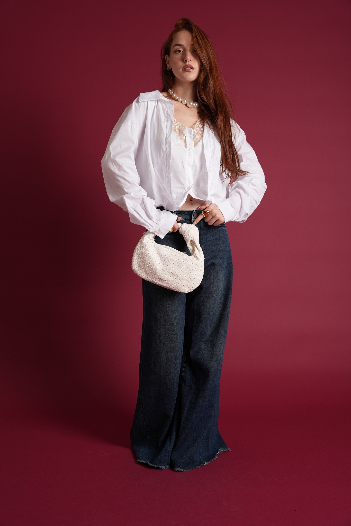 Blusa con top