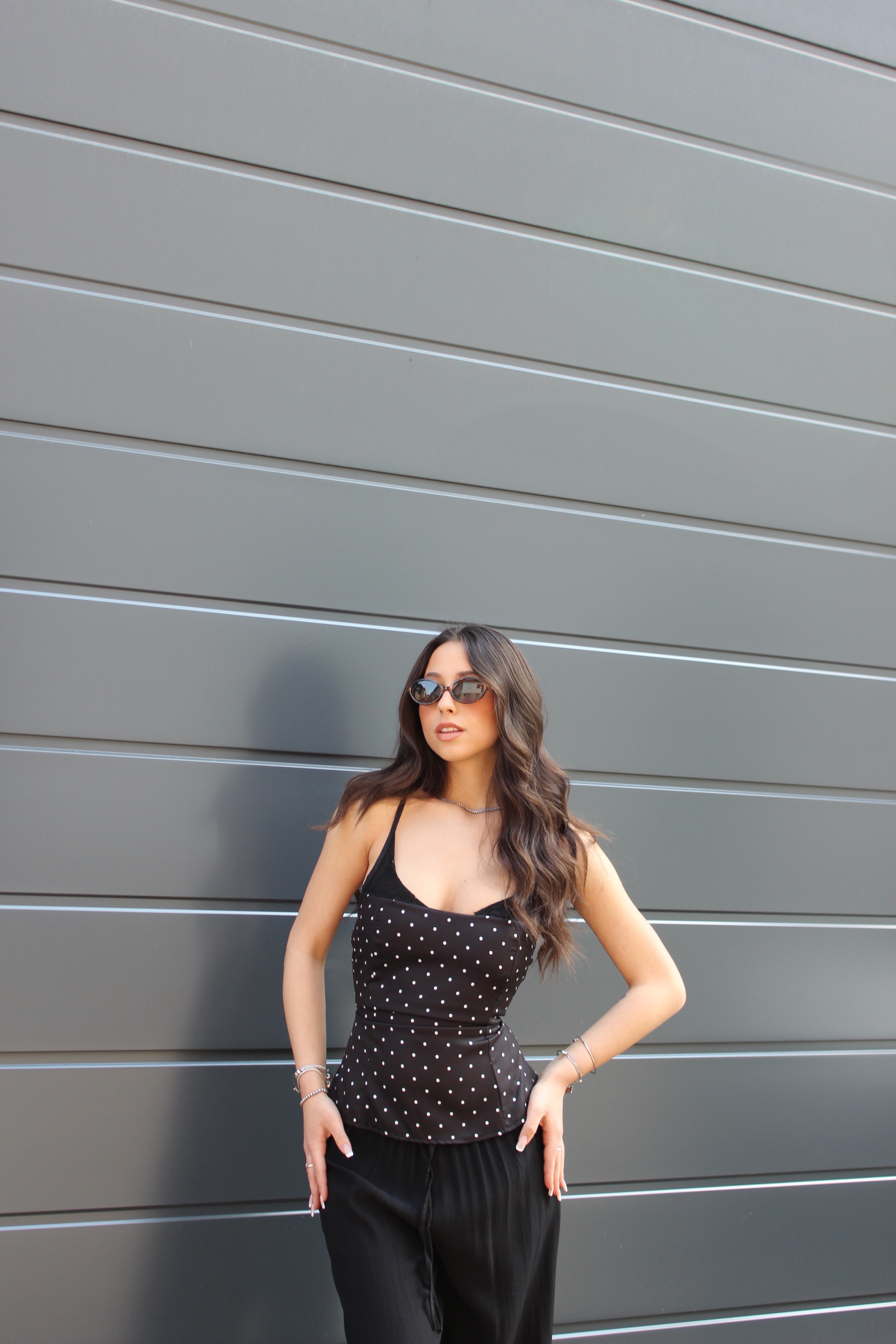 Top Pois nero