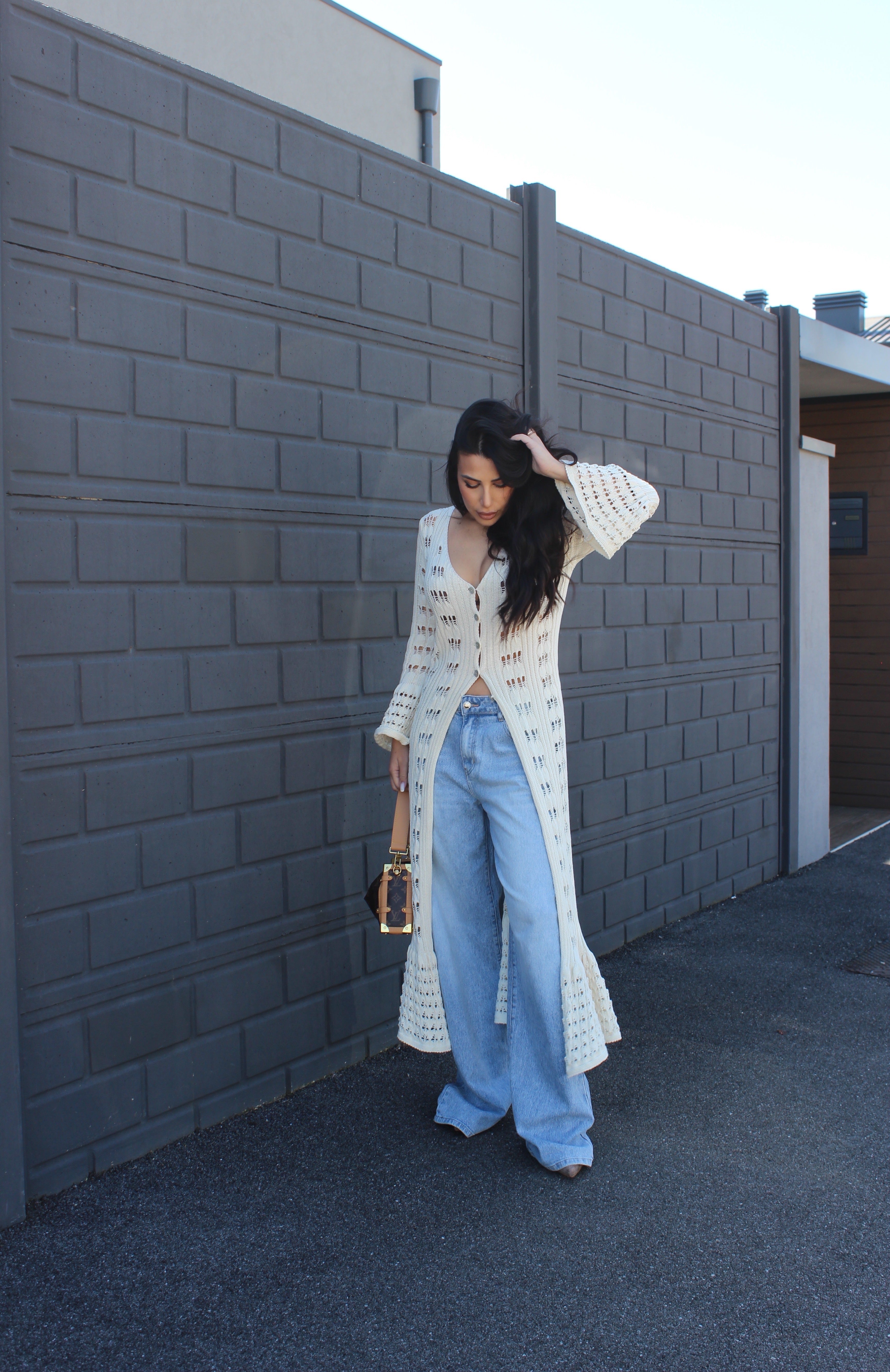 Kimono Crochet Panna