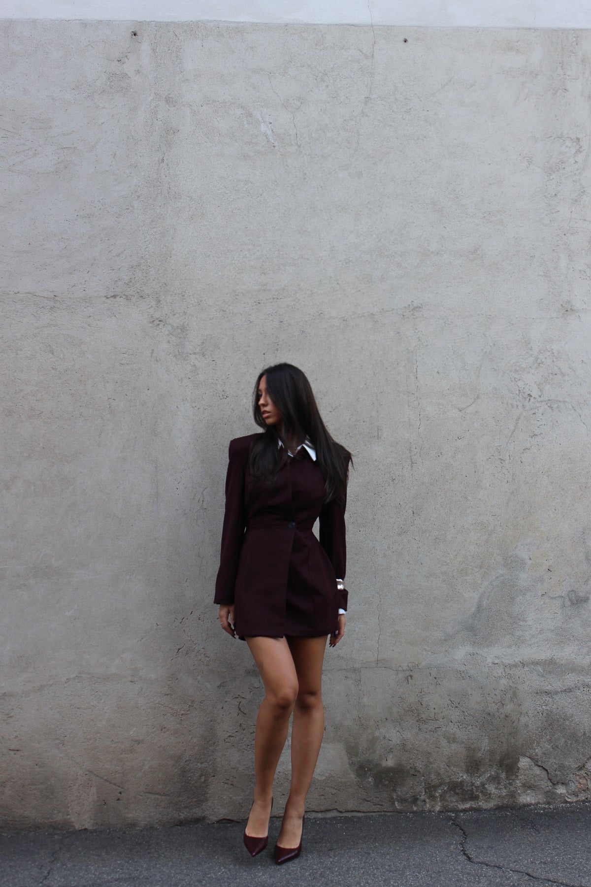 Coordinato Giselle burgundy
