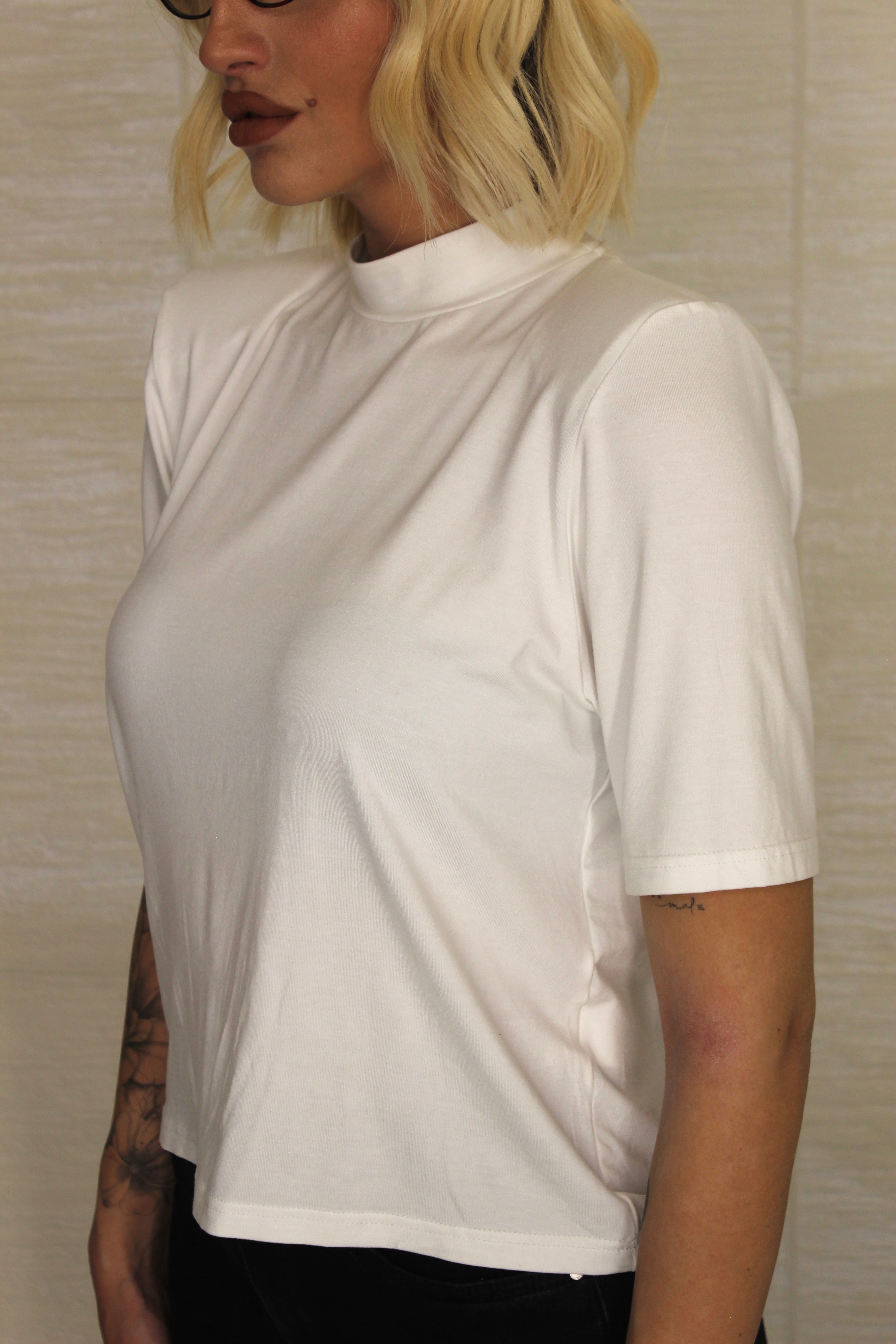 T-shirt CROP bianca