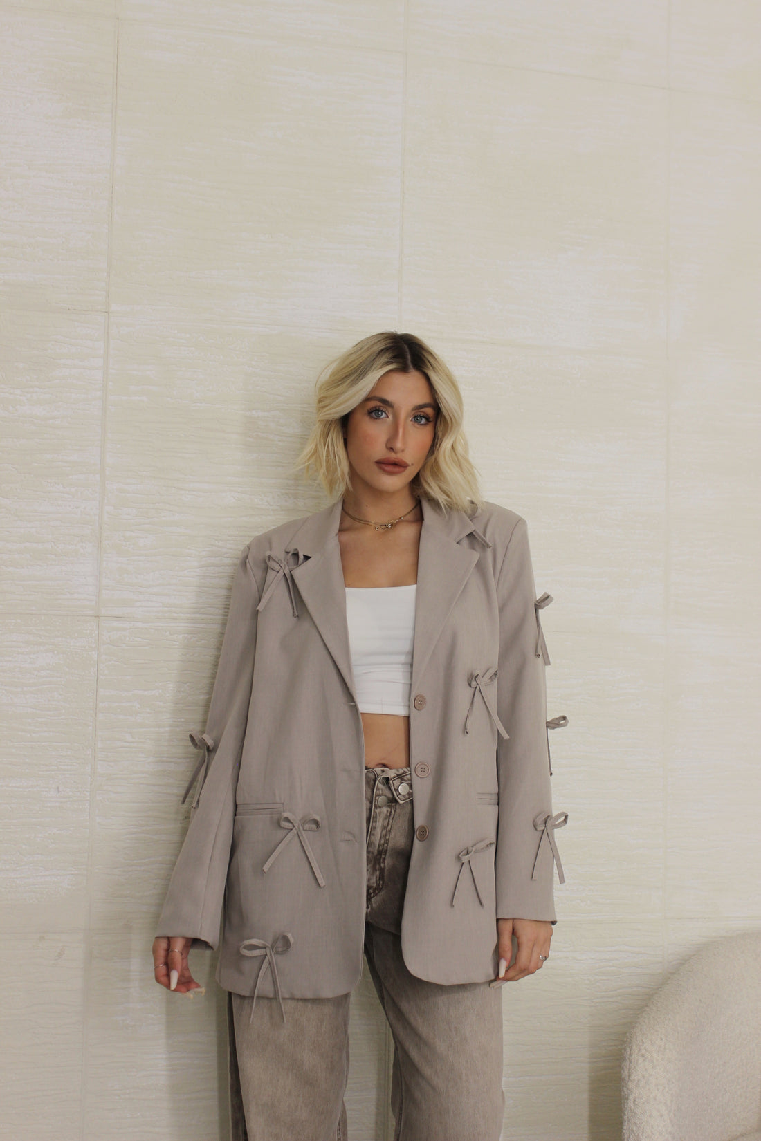 Blazer Fiocchi Tortora