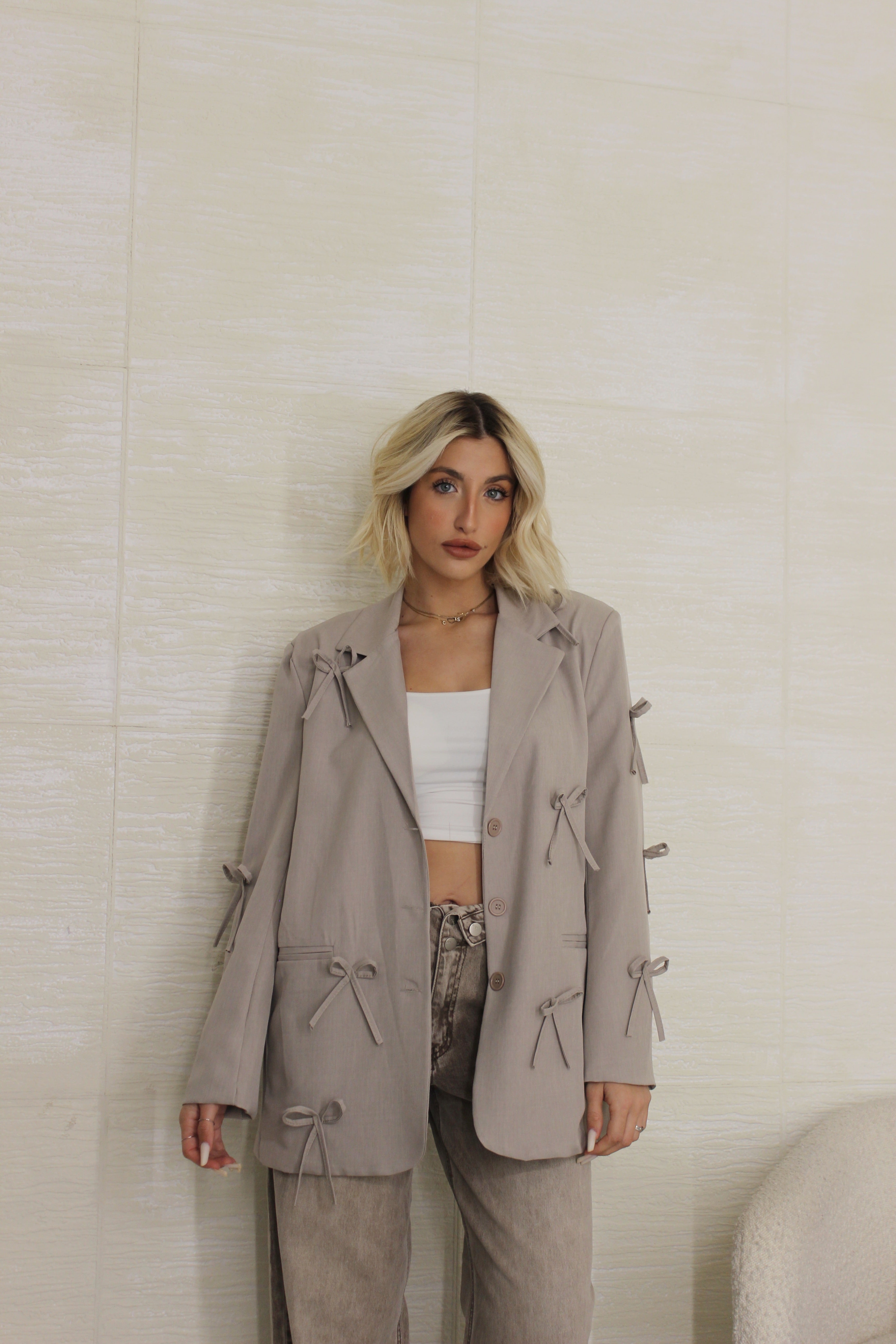 Blazer Fiocchi Tortora