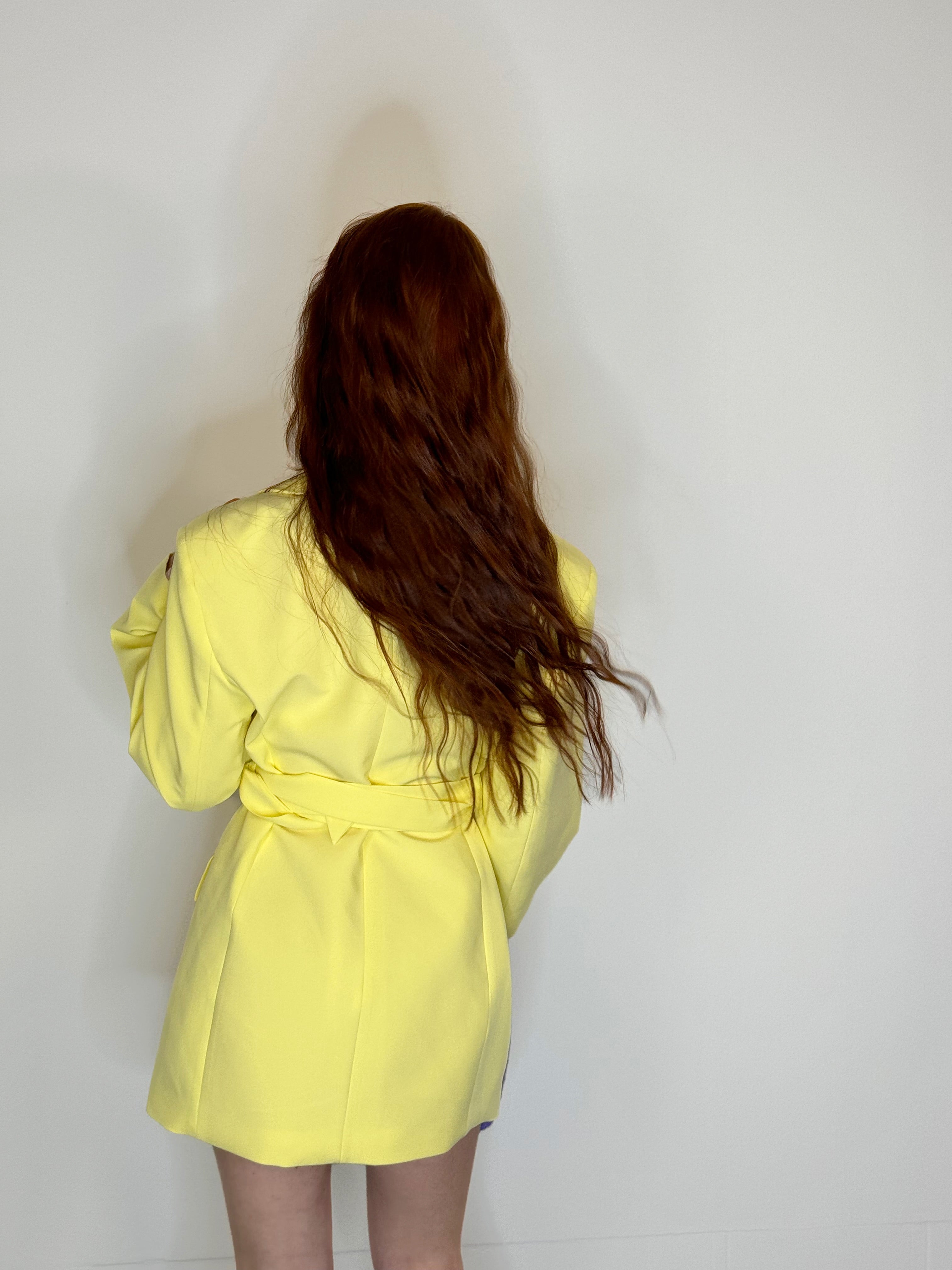 Blazer dress Lumina lemon