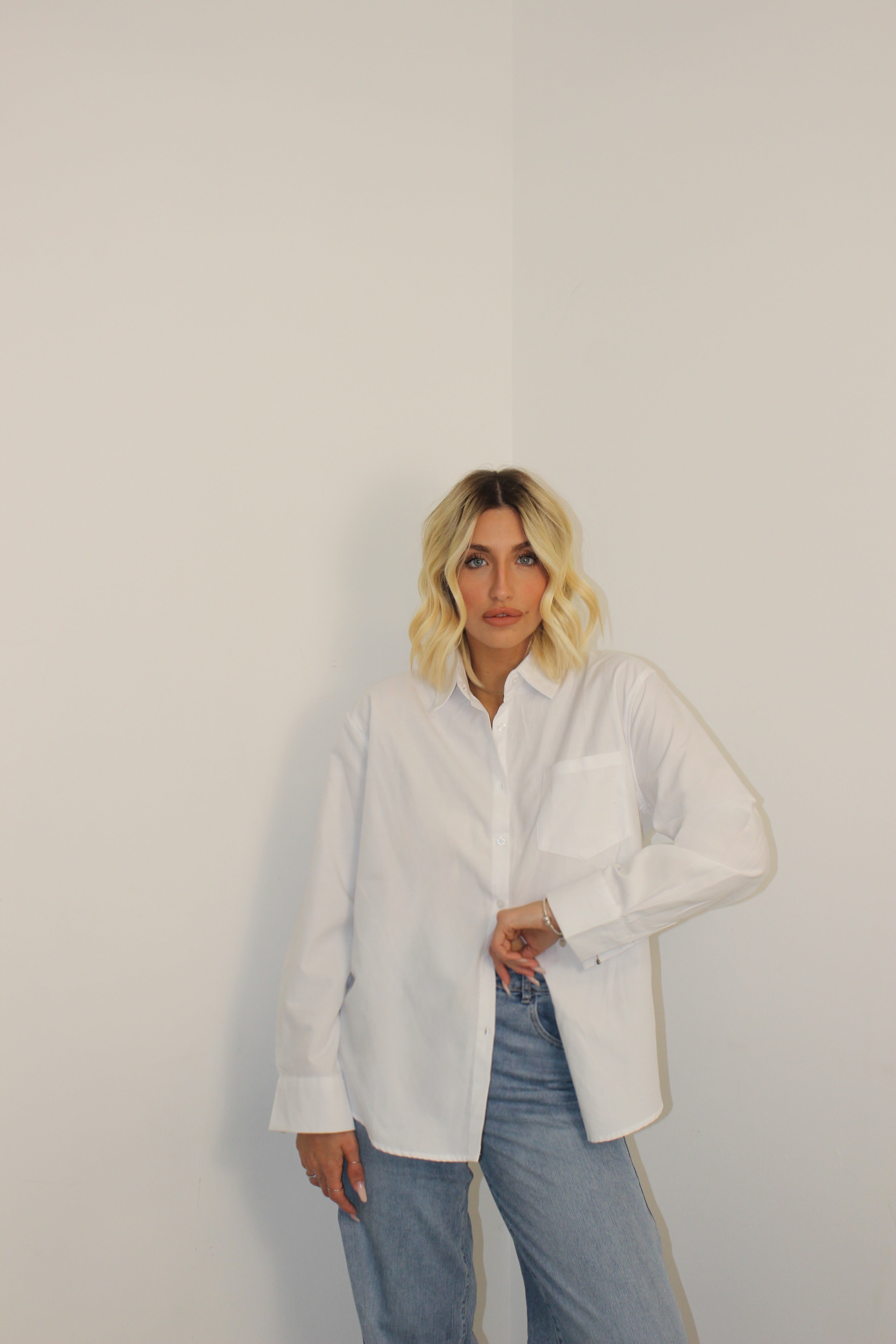 Camicia basic Bianca