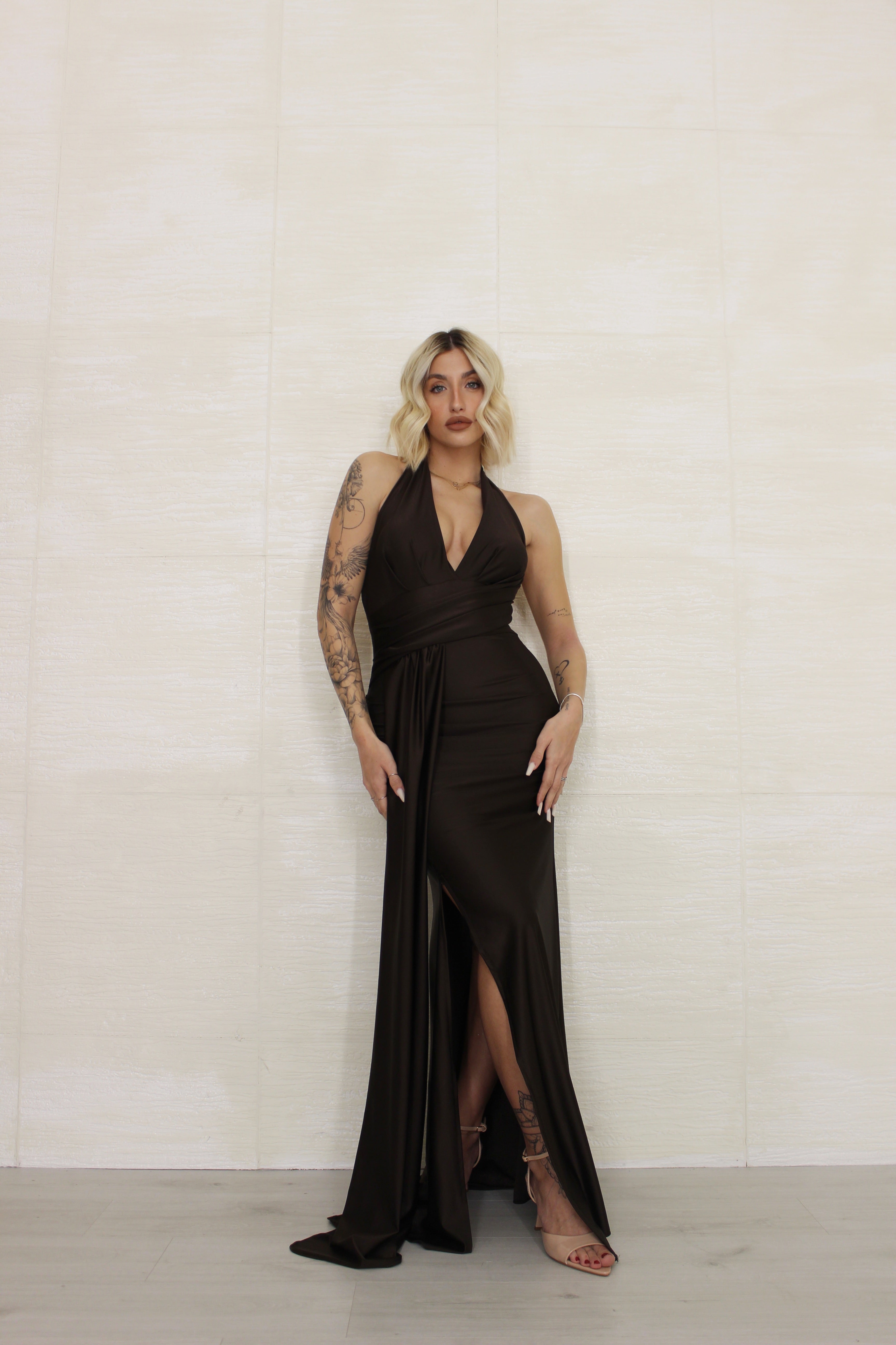 Abito Celine Marrone