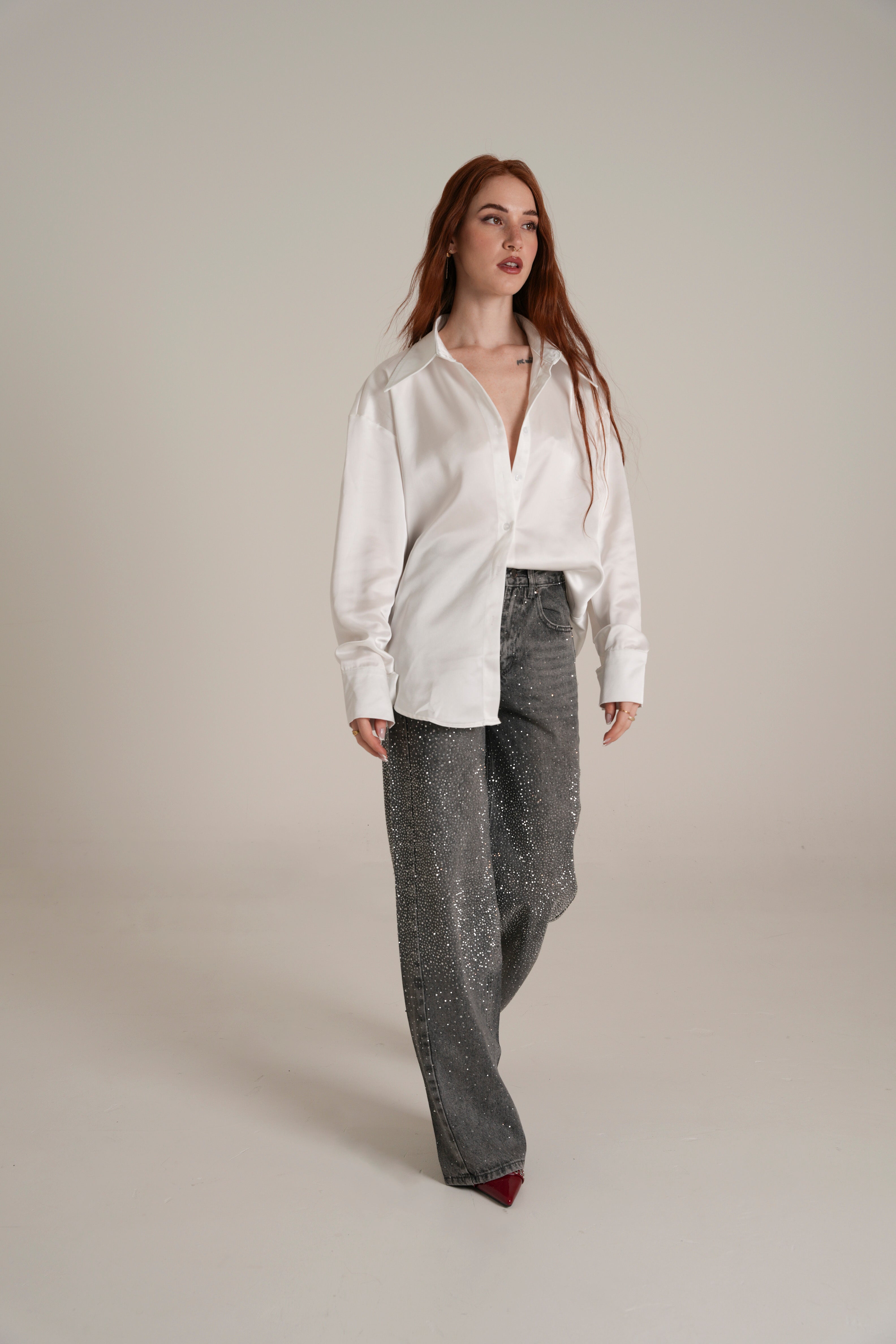 Blusa con pizzo