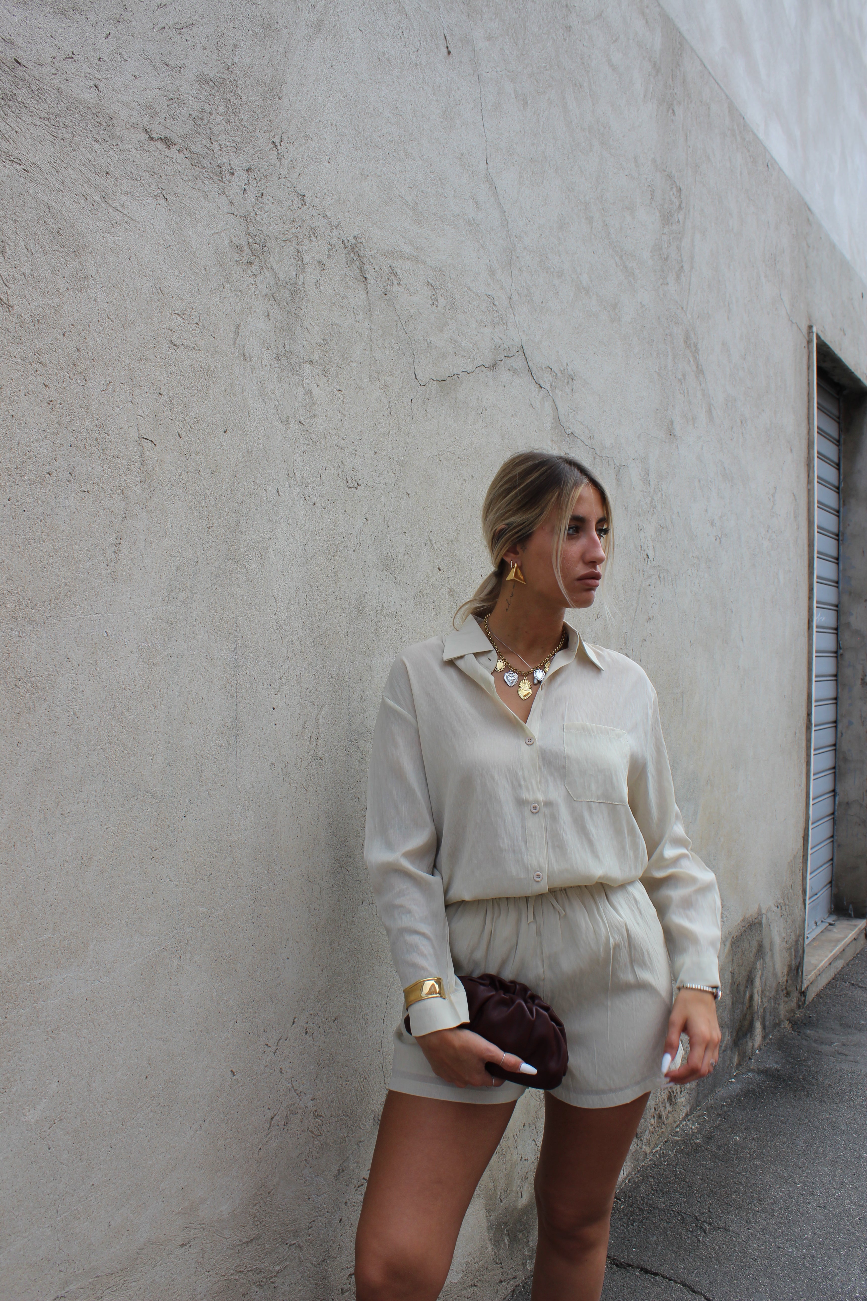 Coordinato Tencel oliva