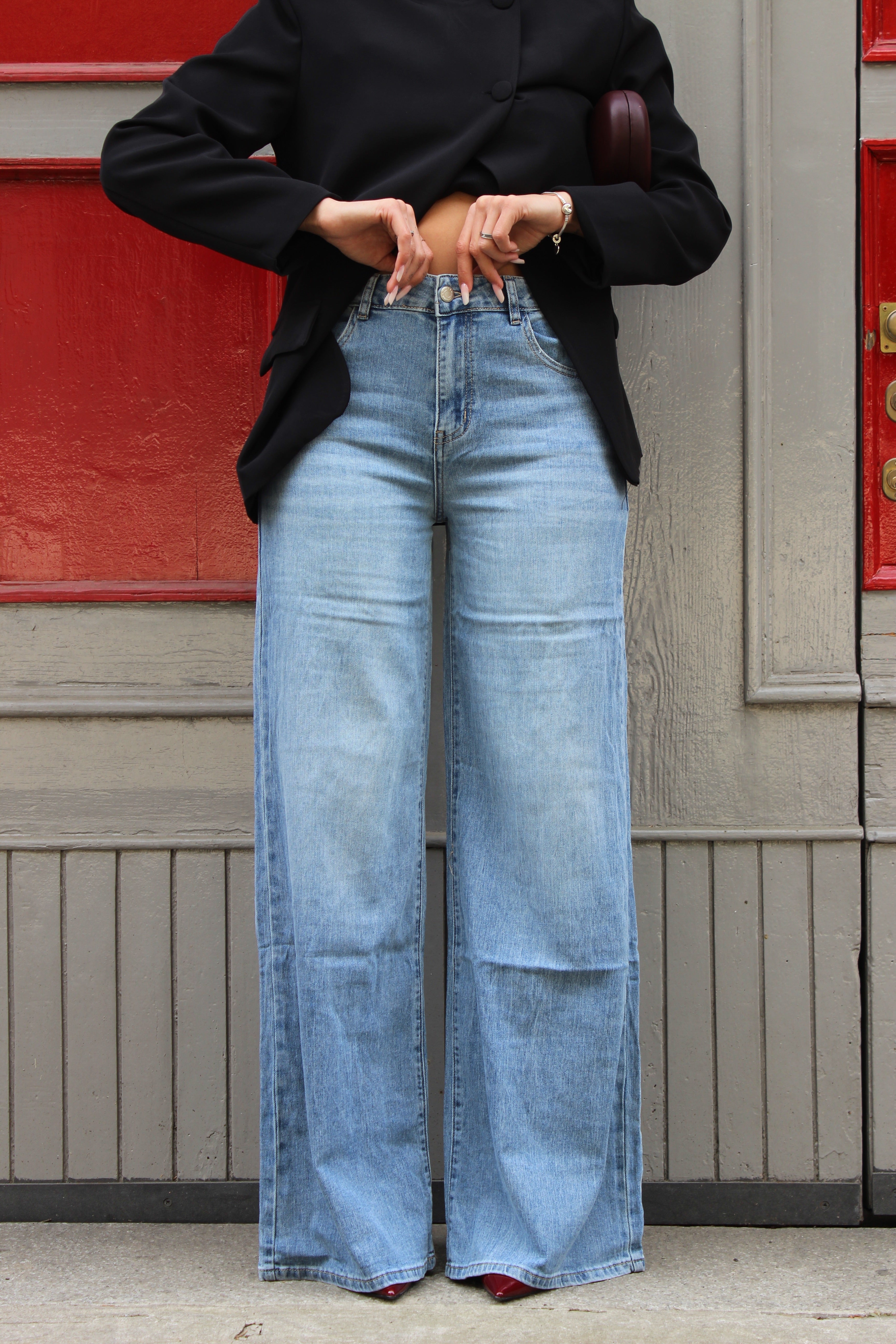 Jeans Palazzo Azzurro