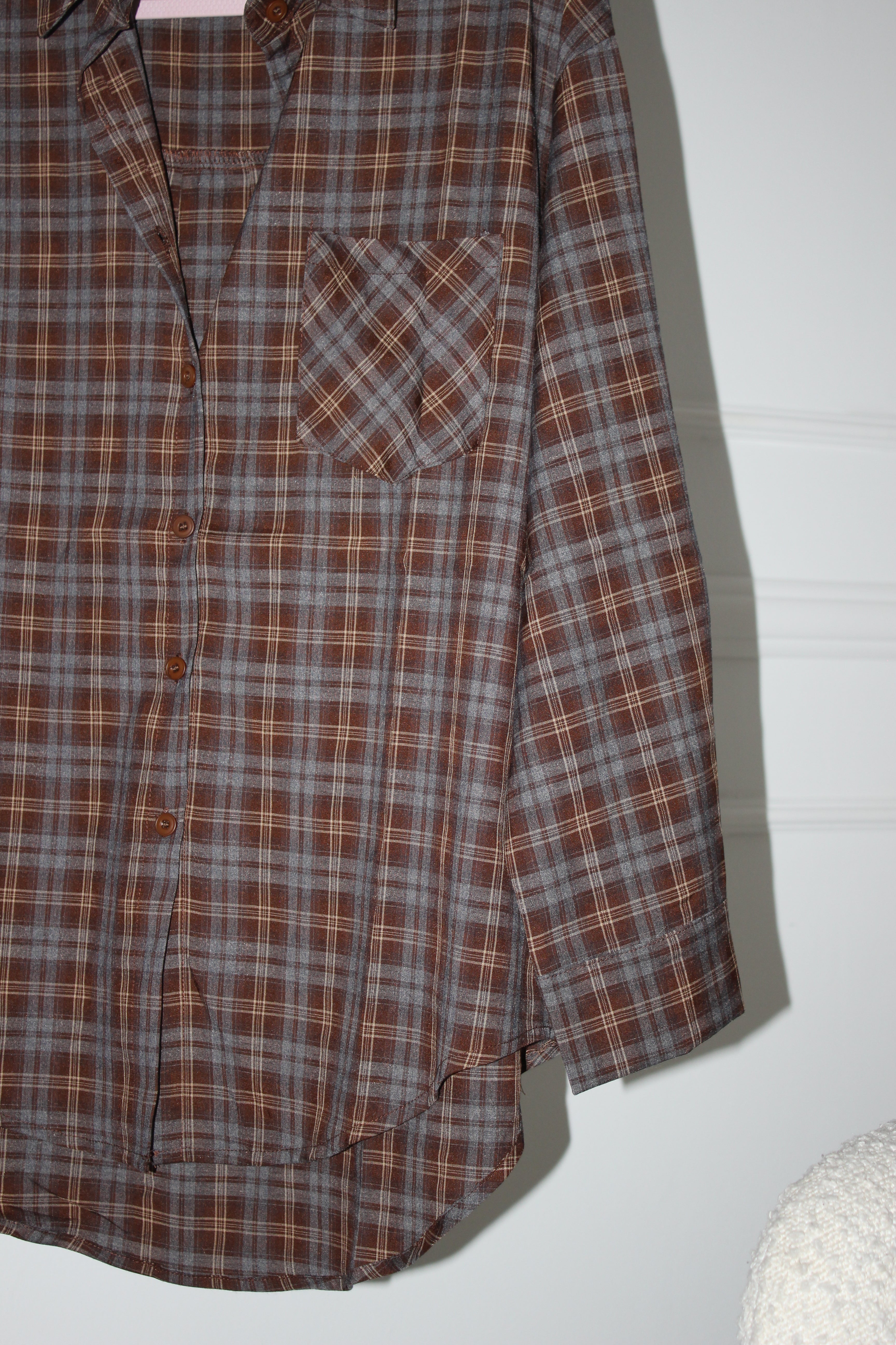 Camicia Check grey