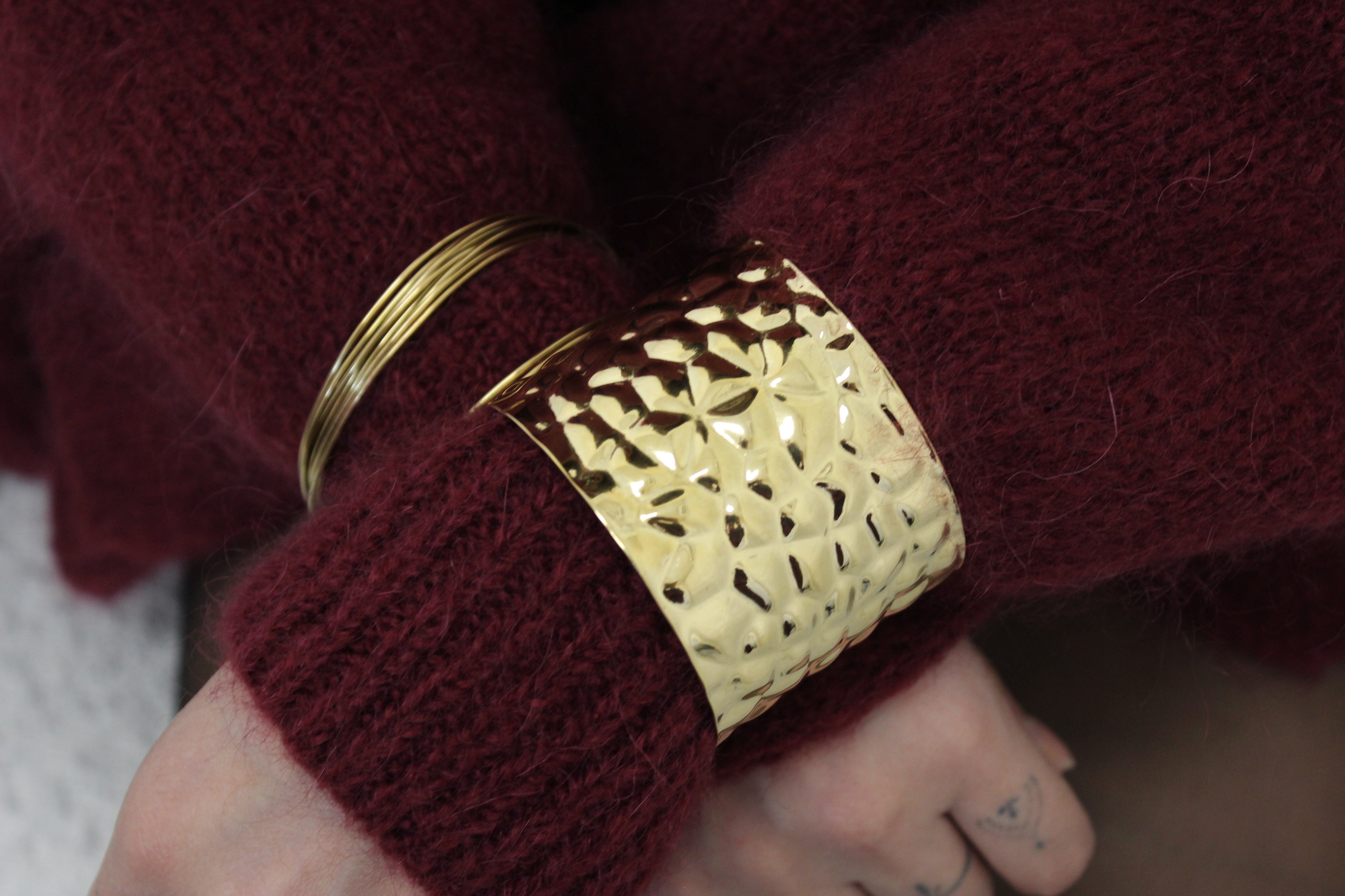 Bracciale rigido big GOLD