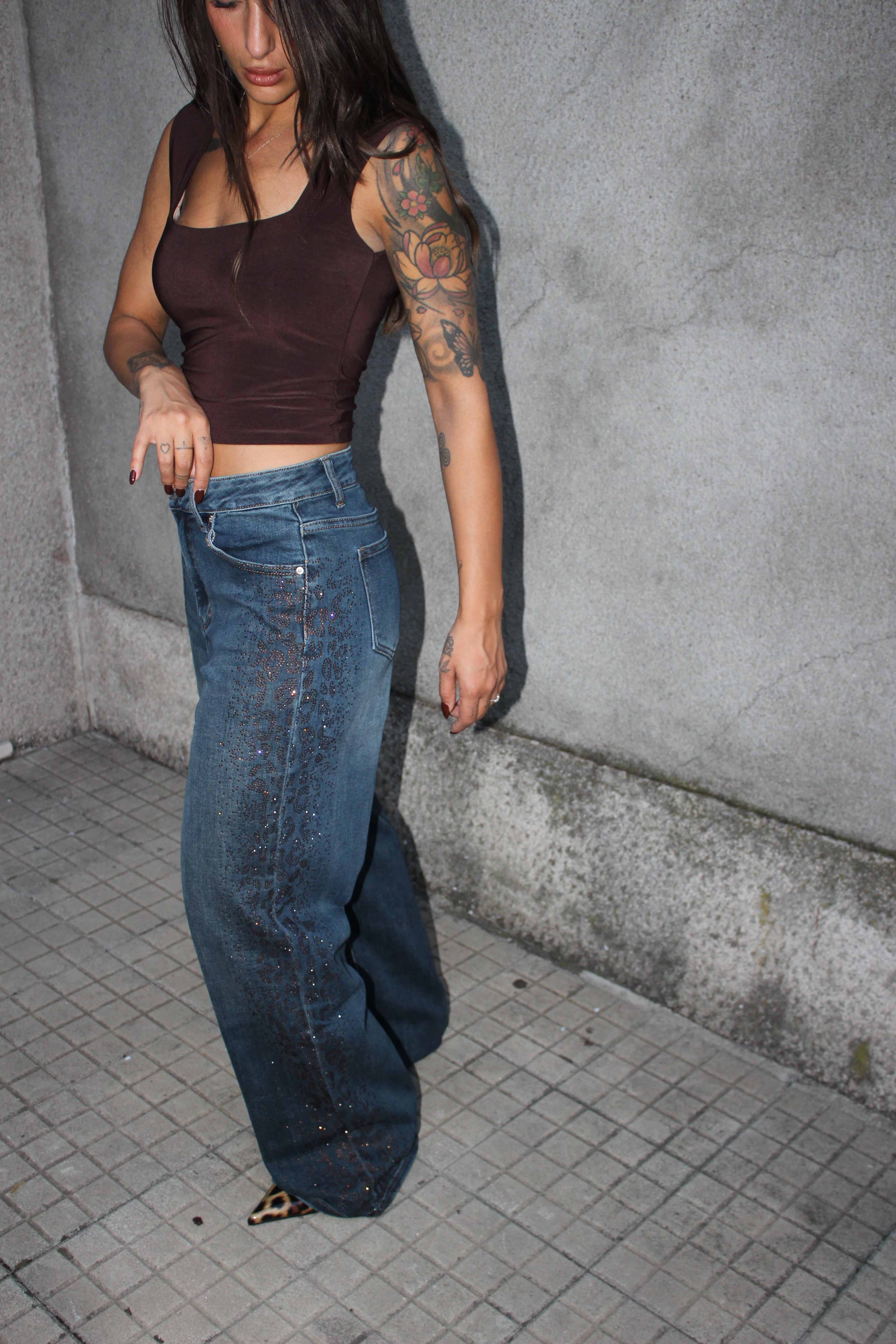 Jeans Luxury Maculato