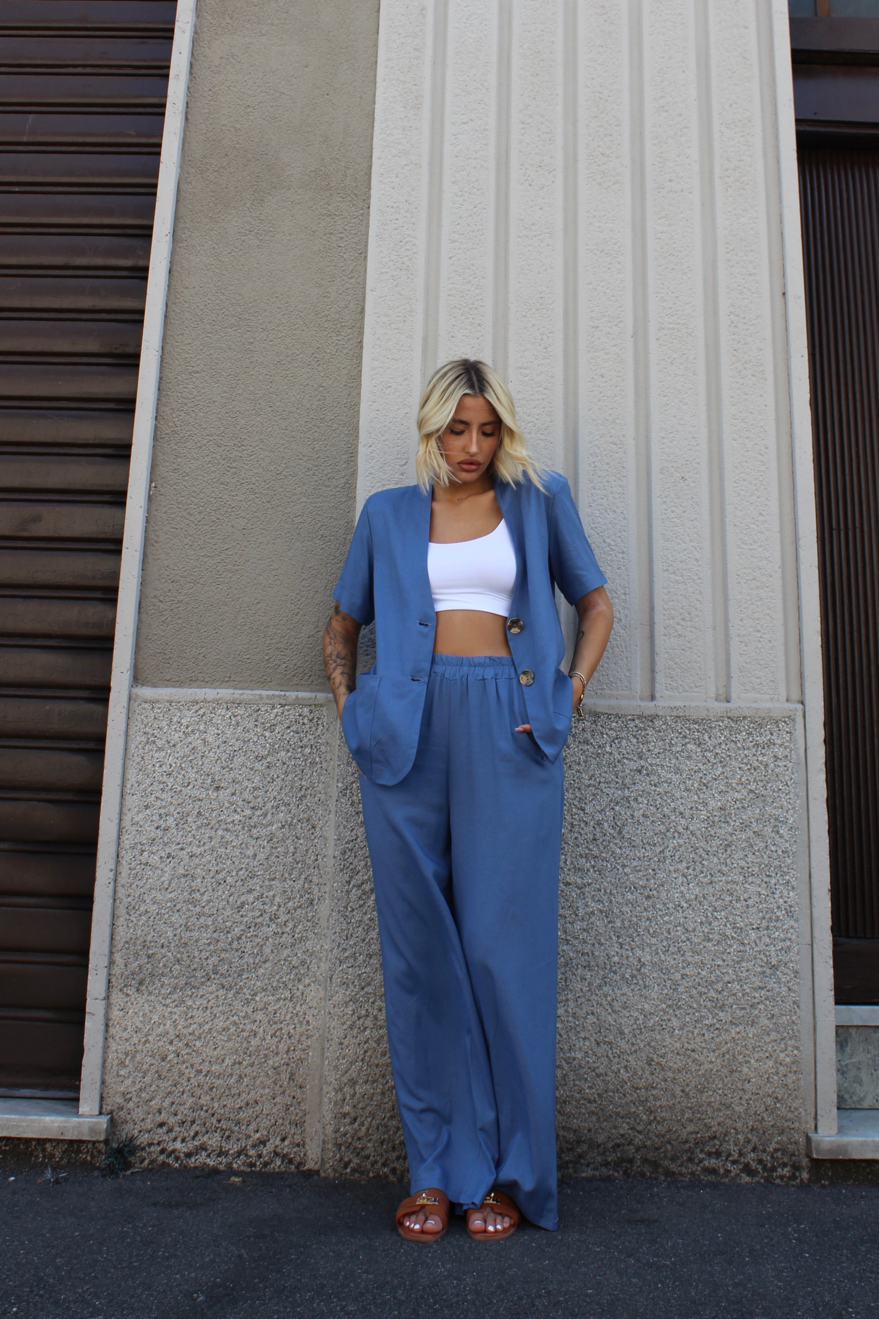 Coordinato Hellen azzurro