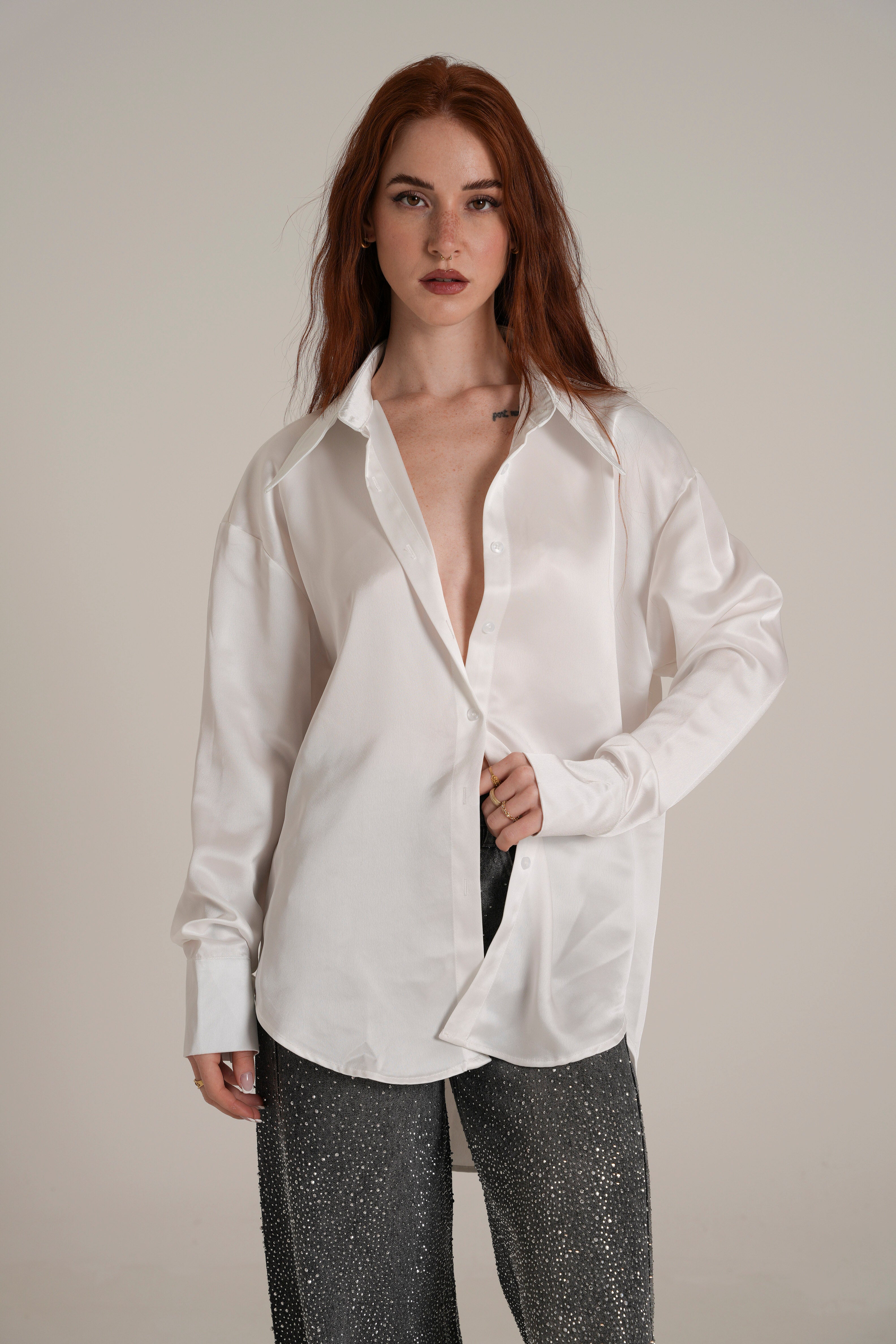 Blusa con pizzo