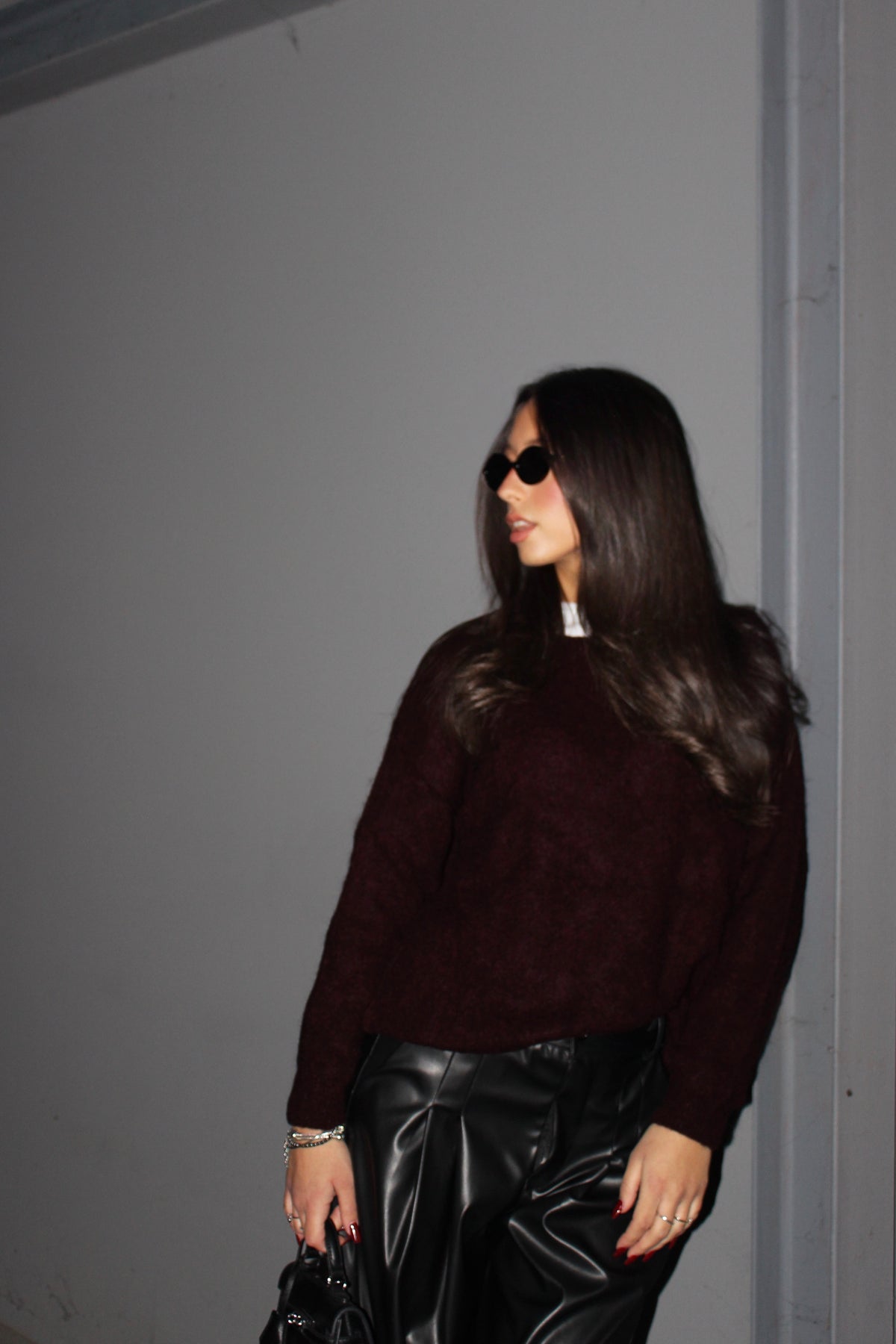Pull basic burgundy