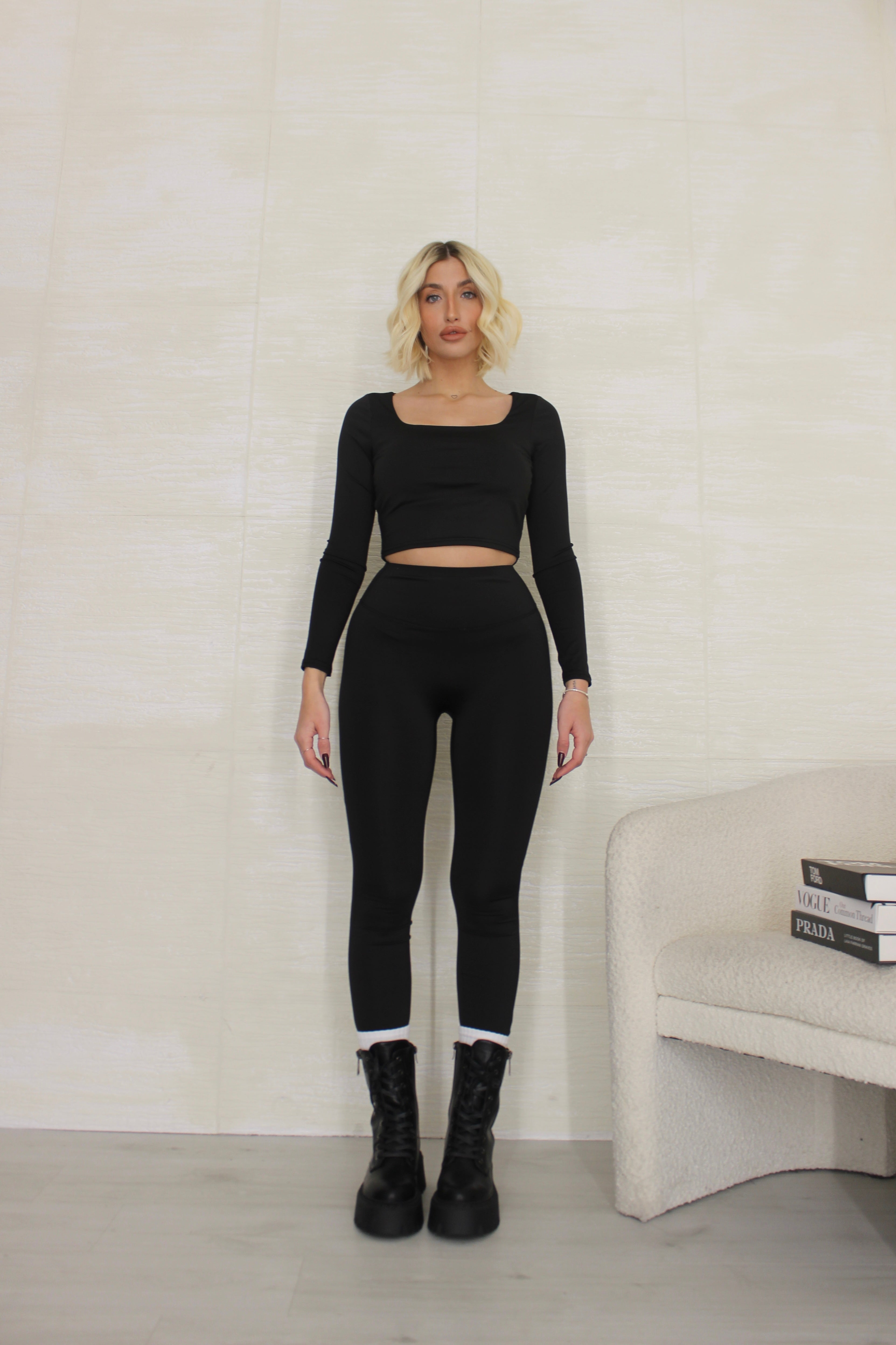 Completo sporty nero