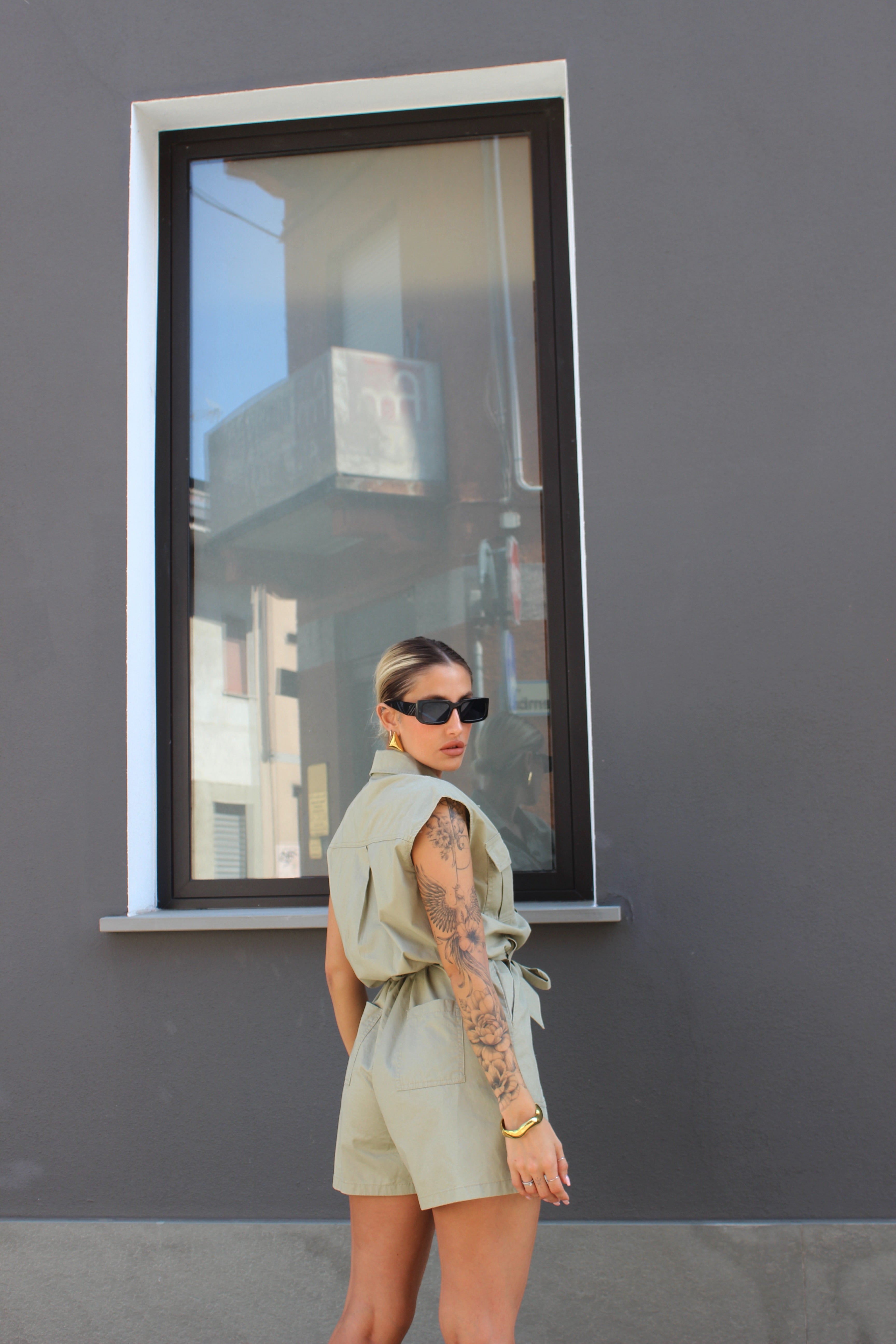 Playsuit Safari salvia