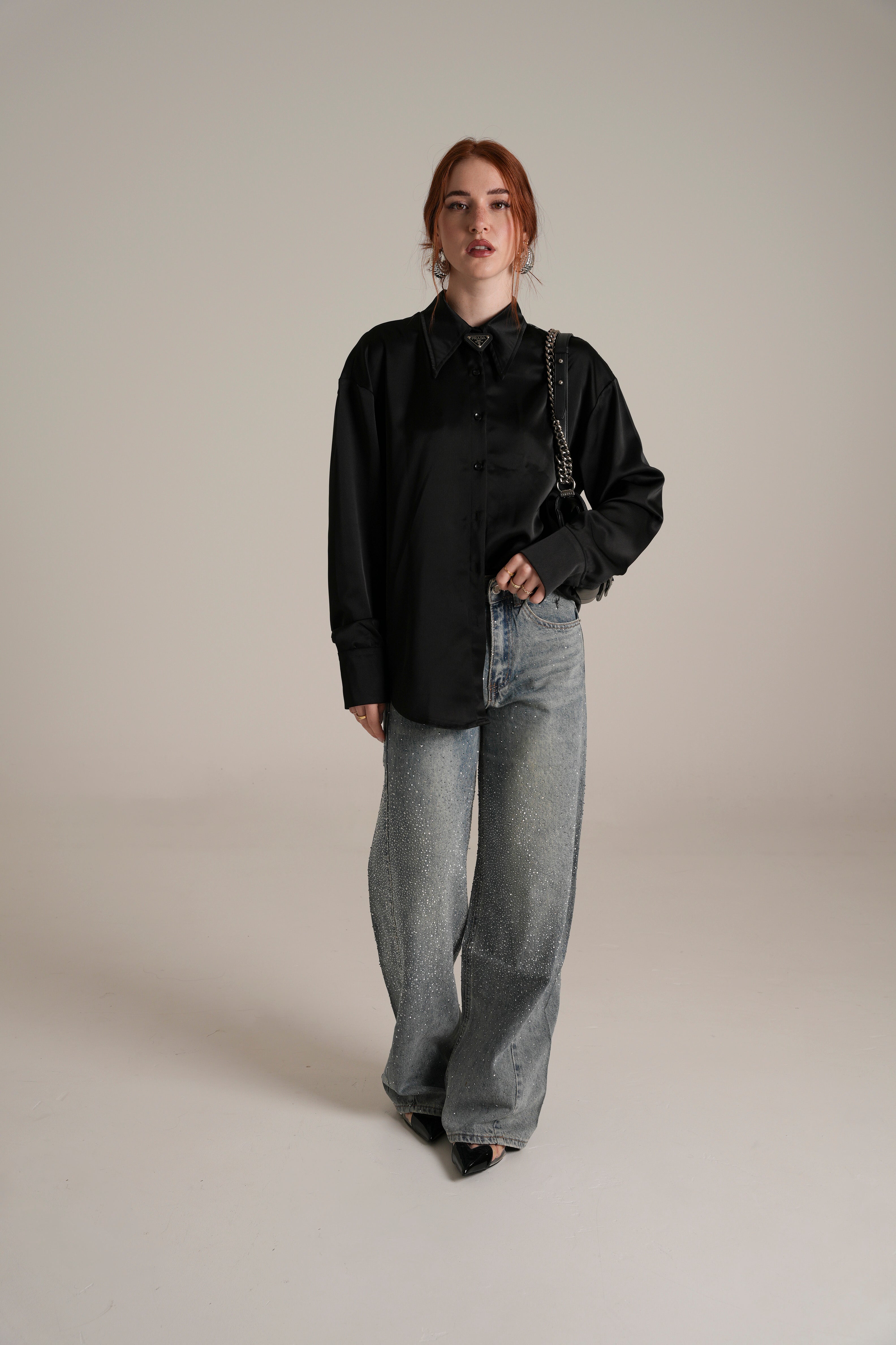 Blusa con pizzo