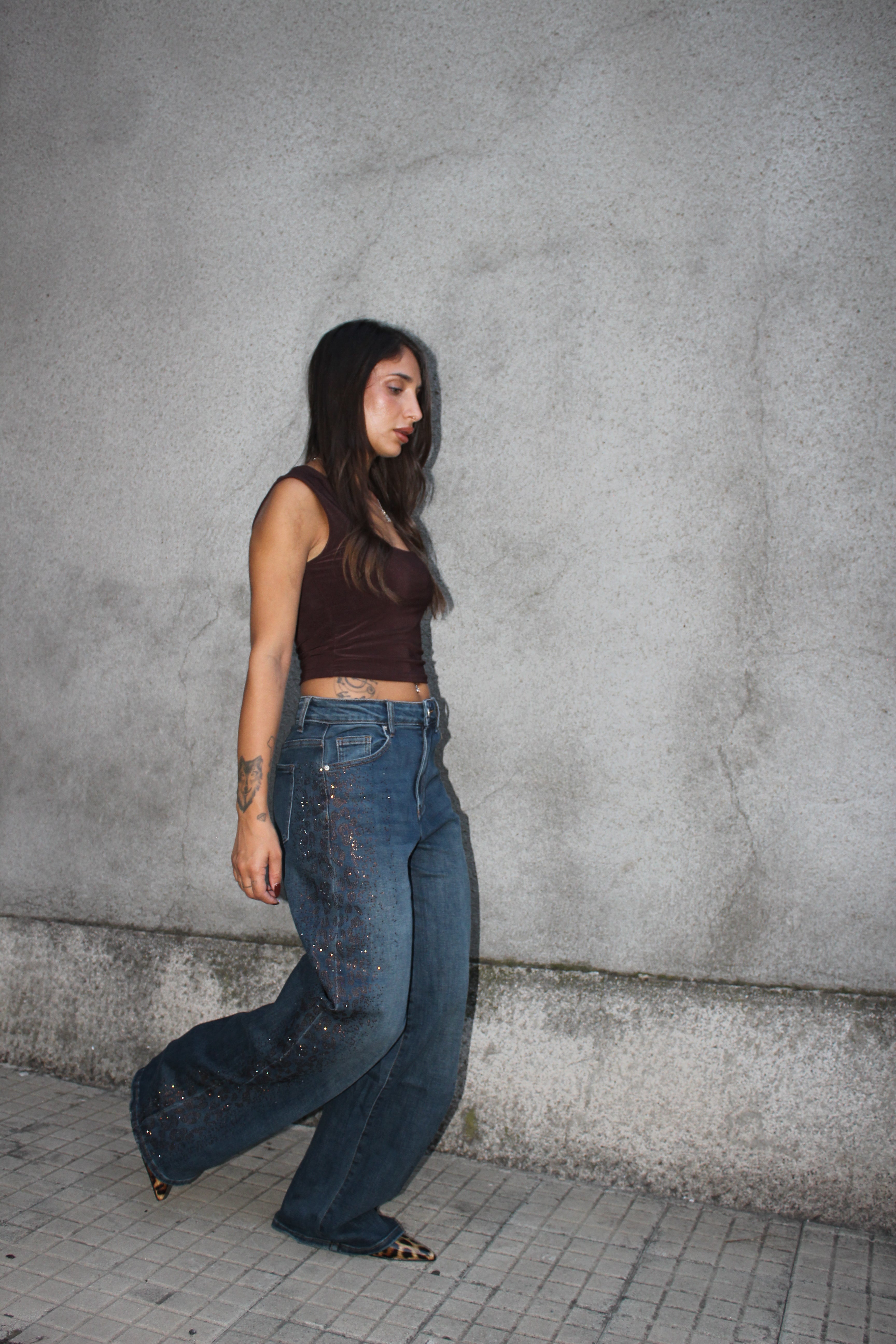 Jeans Luxury Maculato