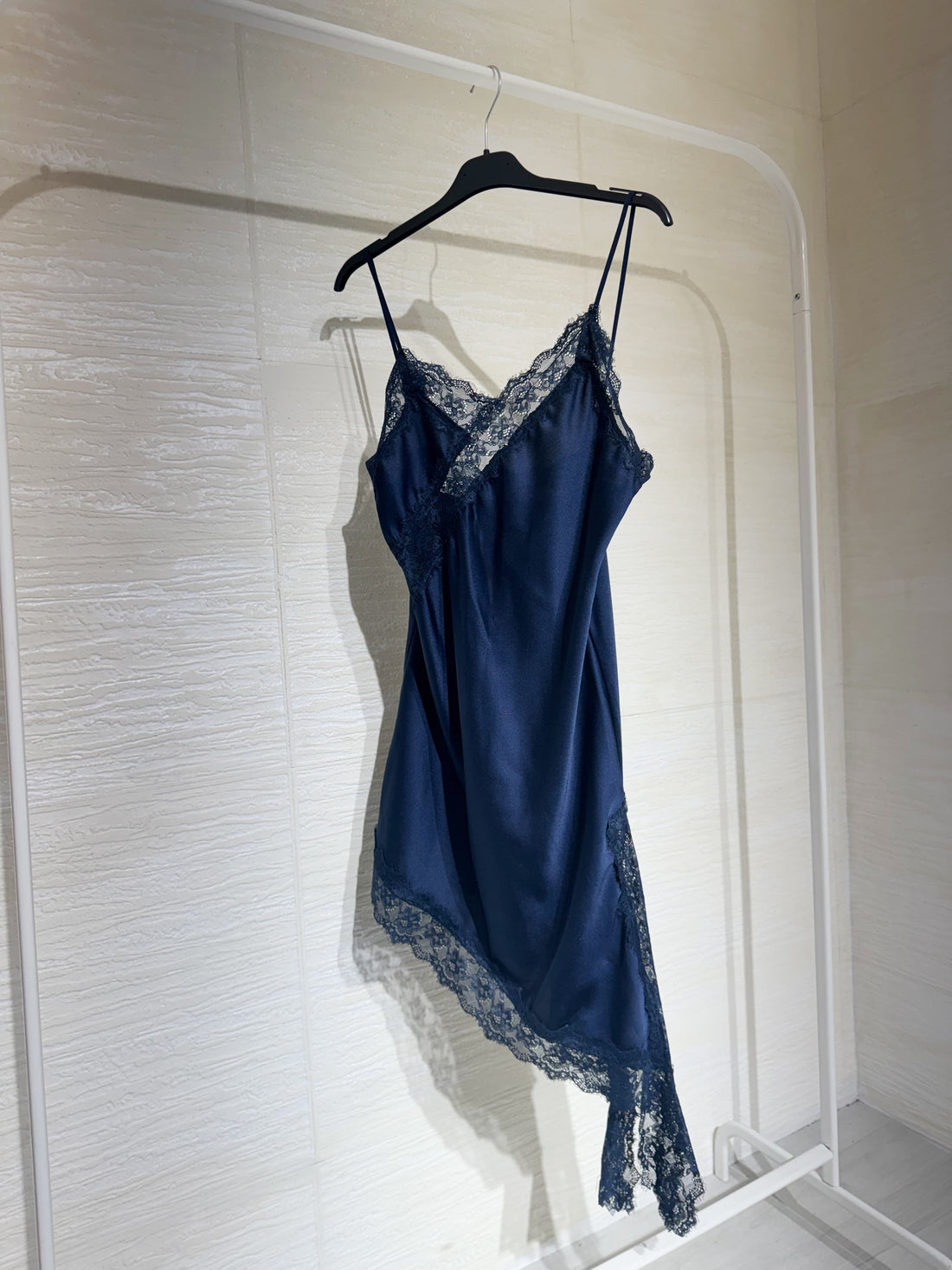 Dress Satin blu