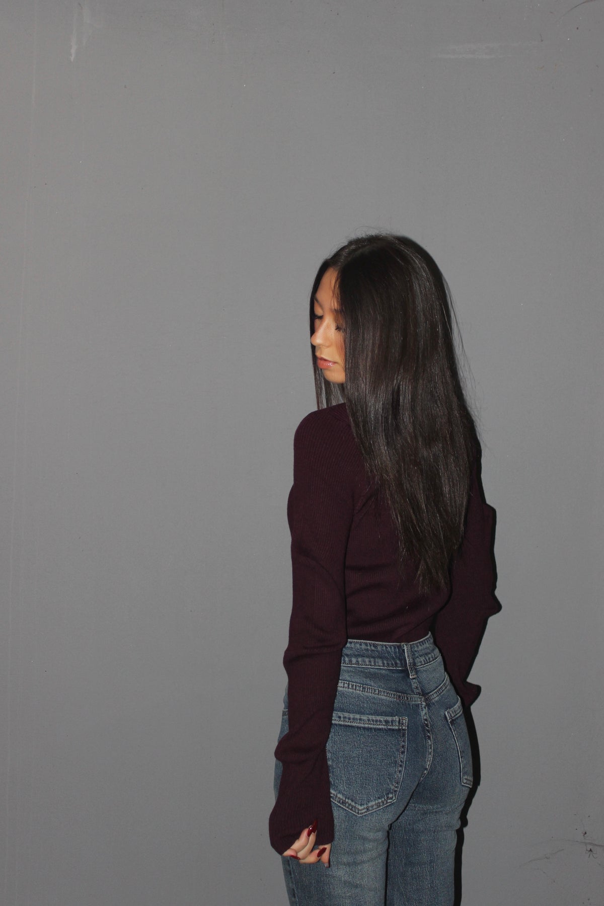 pull Butterfly burgundy