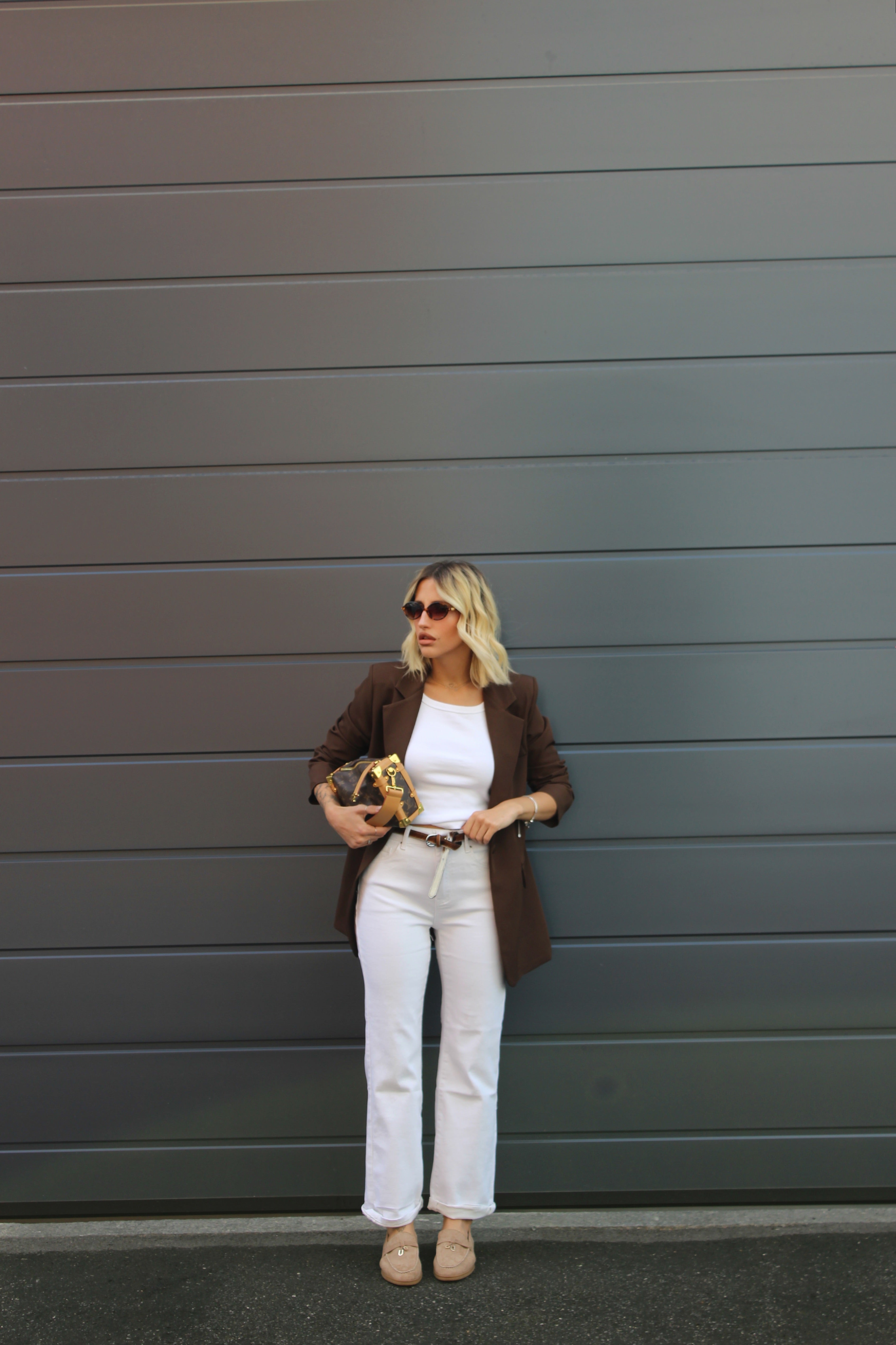 Jeans Mom fit Bianco