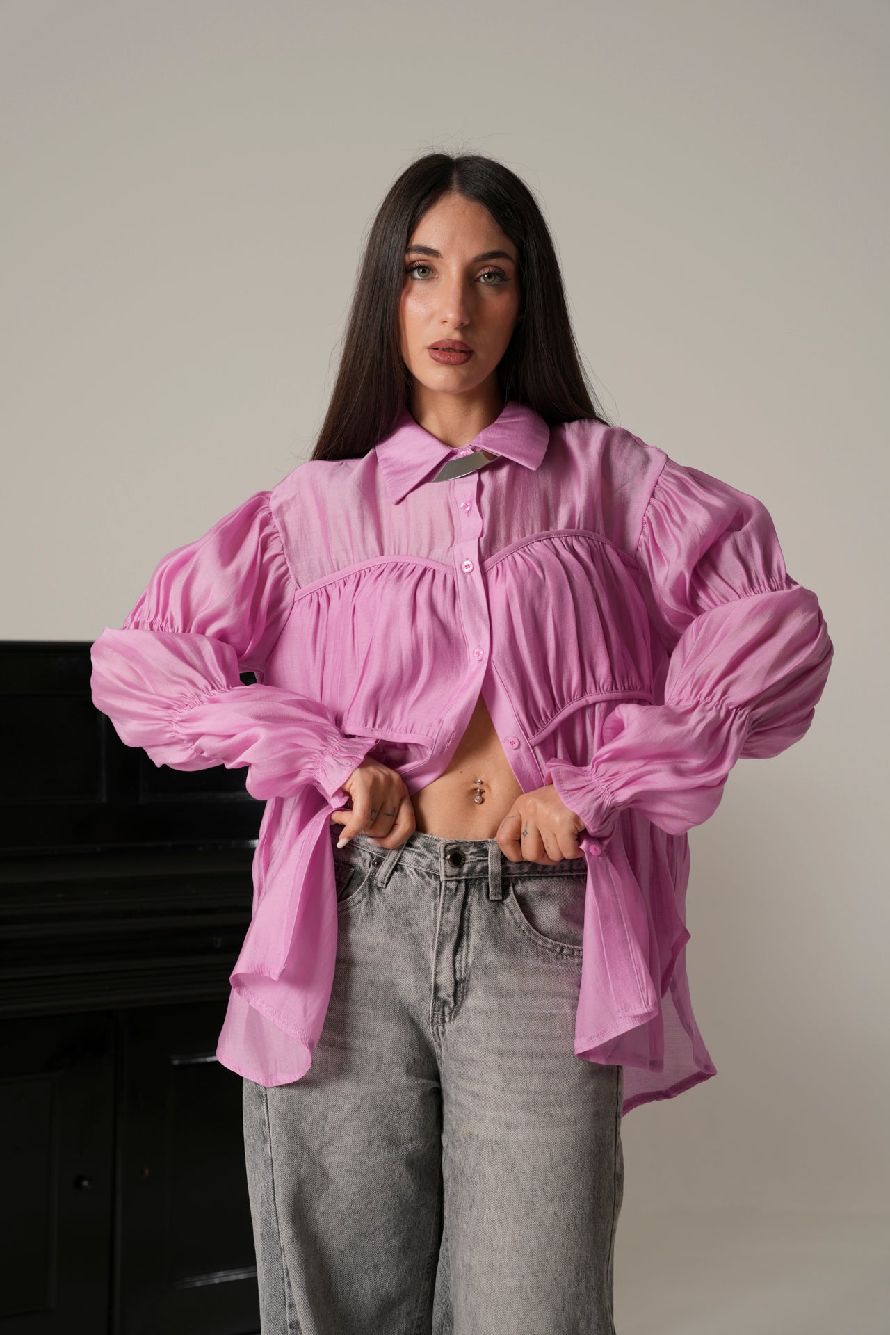 Camicia in seta
