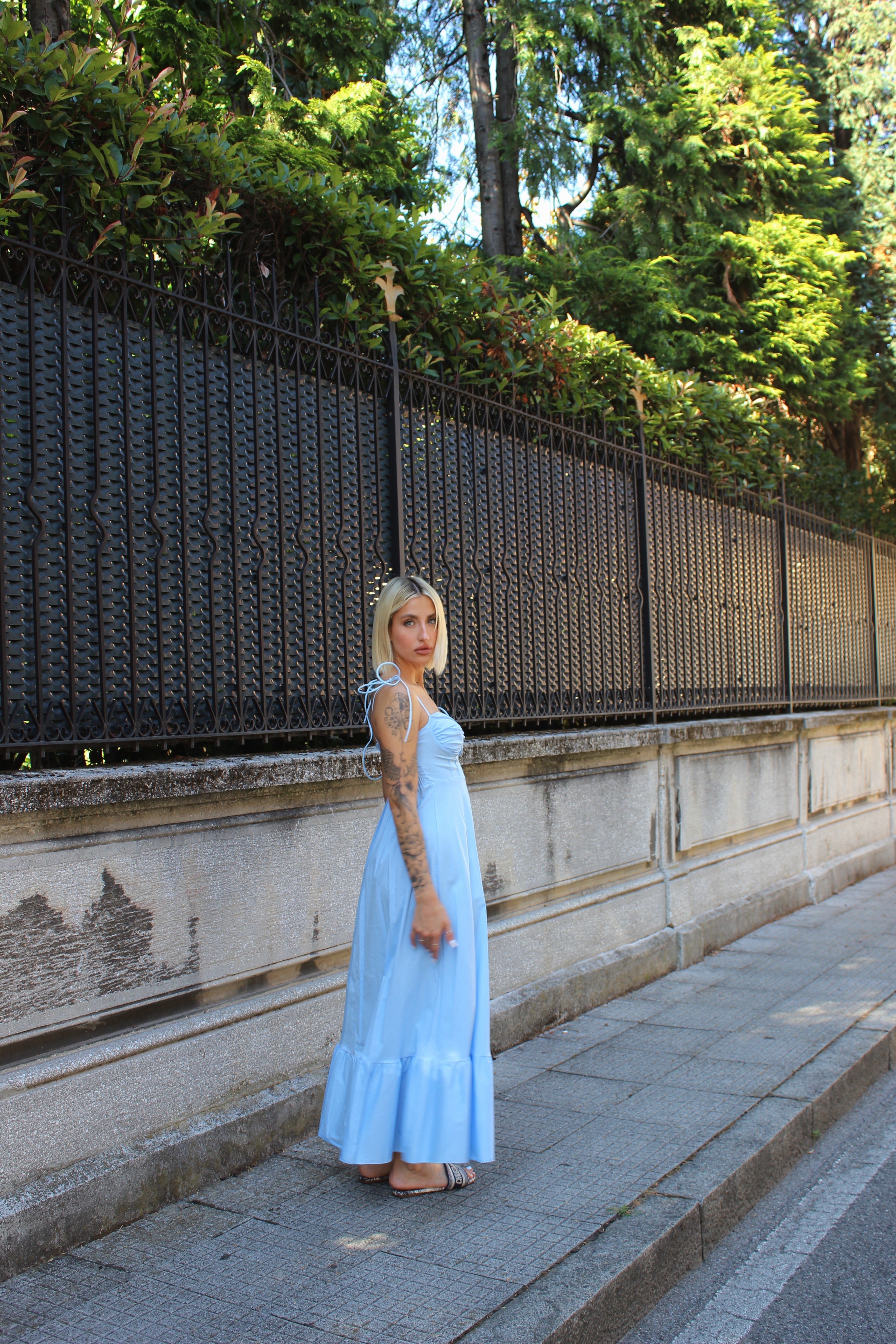 abito Dafne azzurro