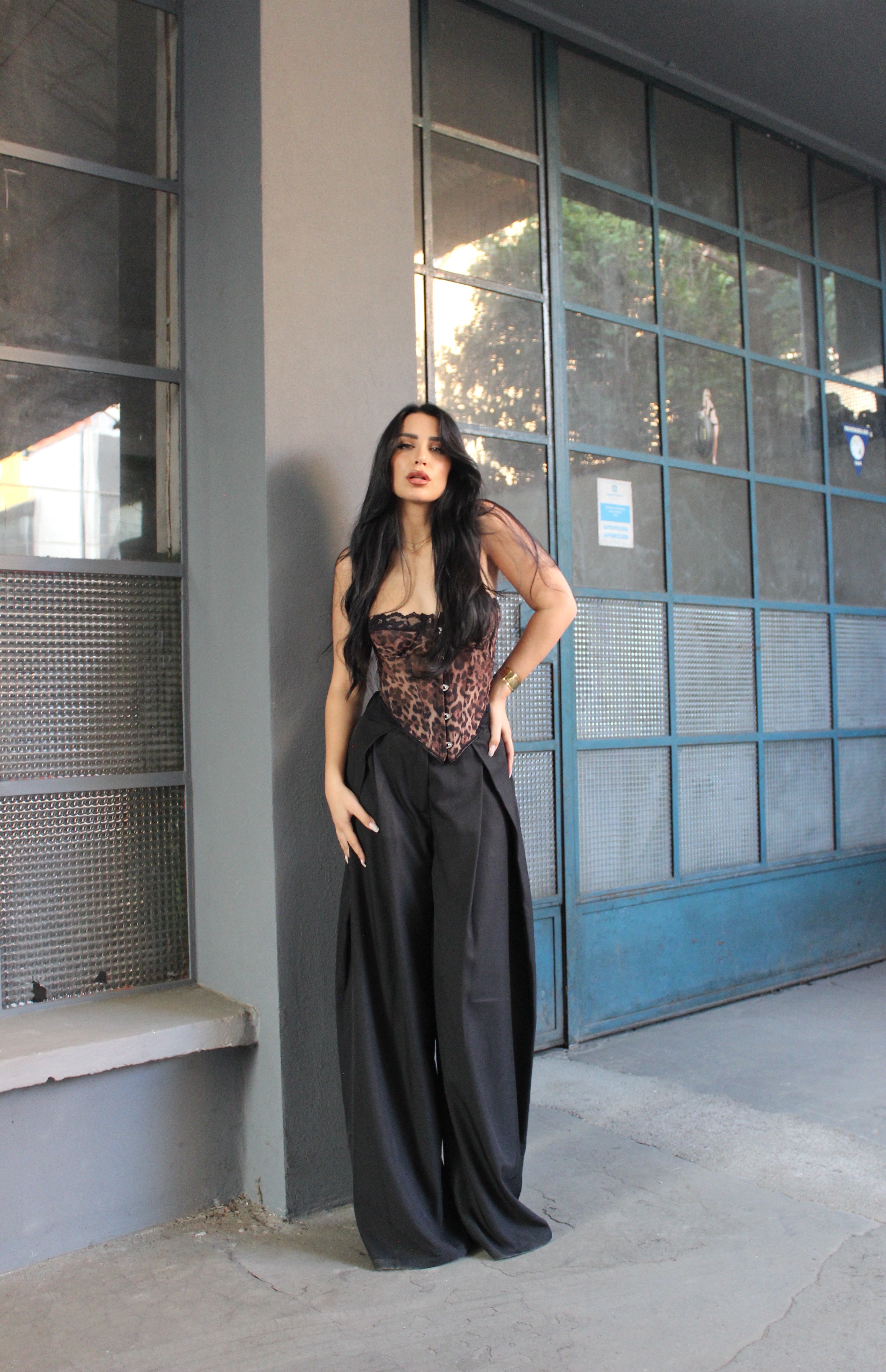 Pantalone Ampio Nero