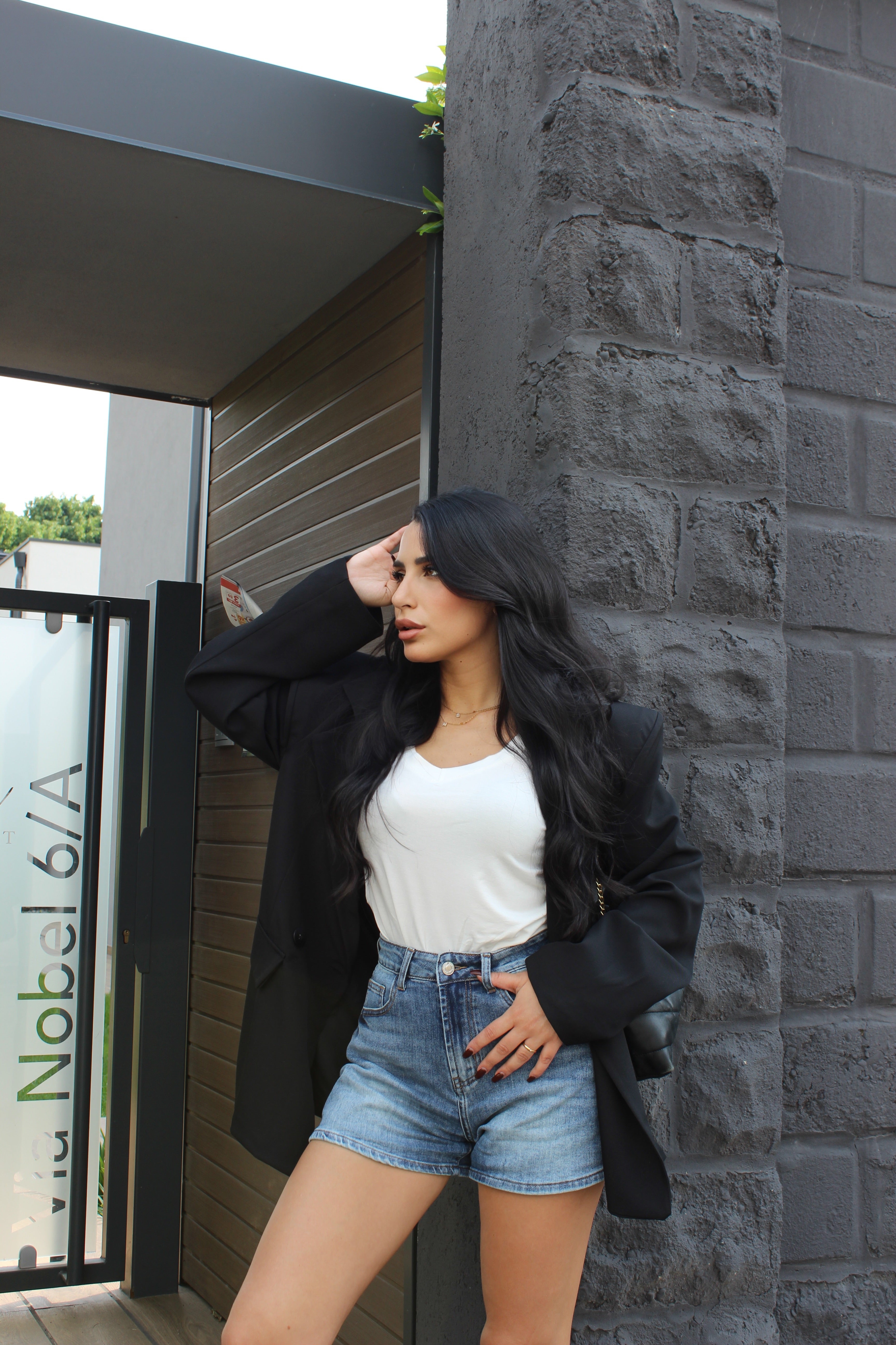 Shorts in jeans