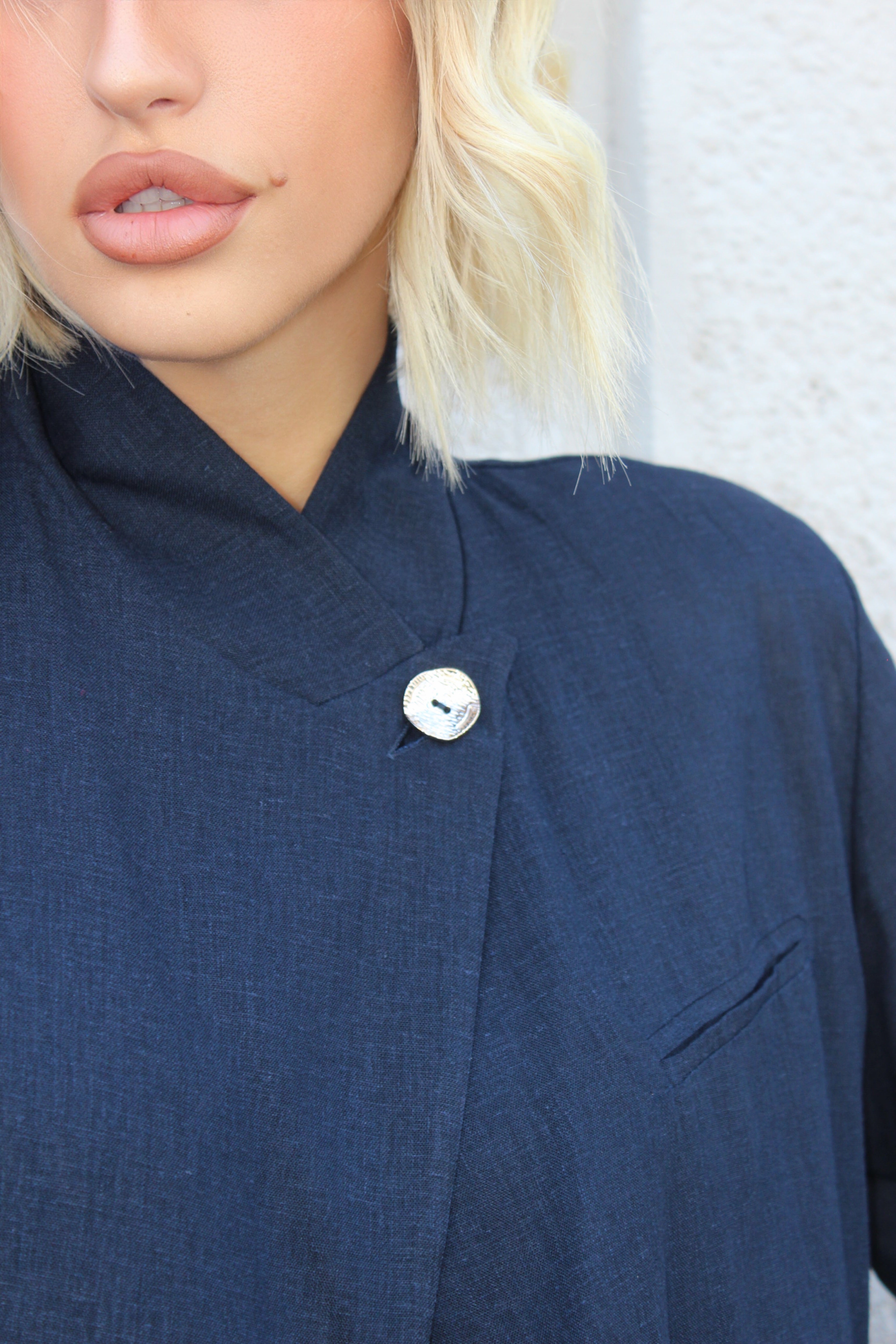 Coordinato esme corto blu