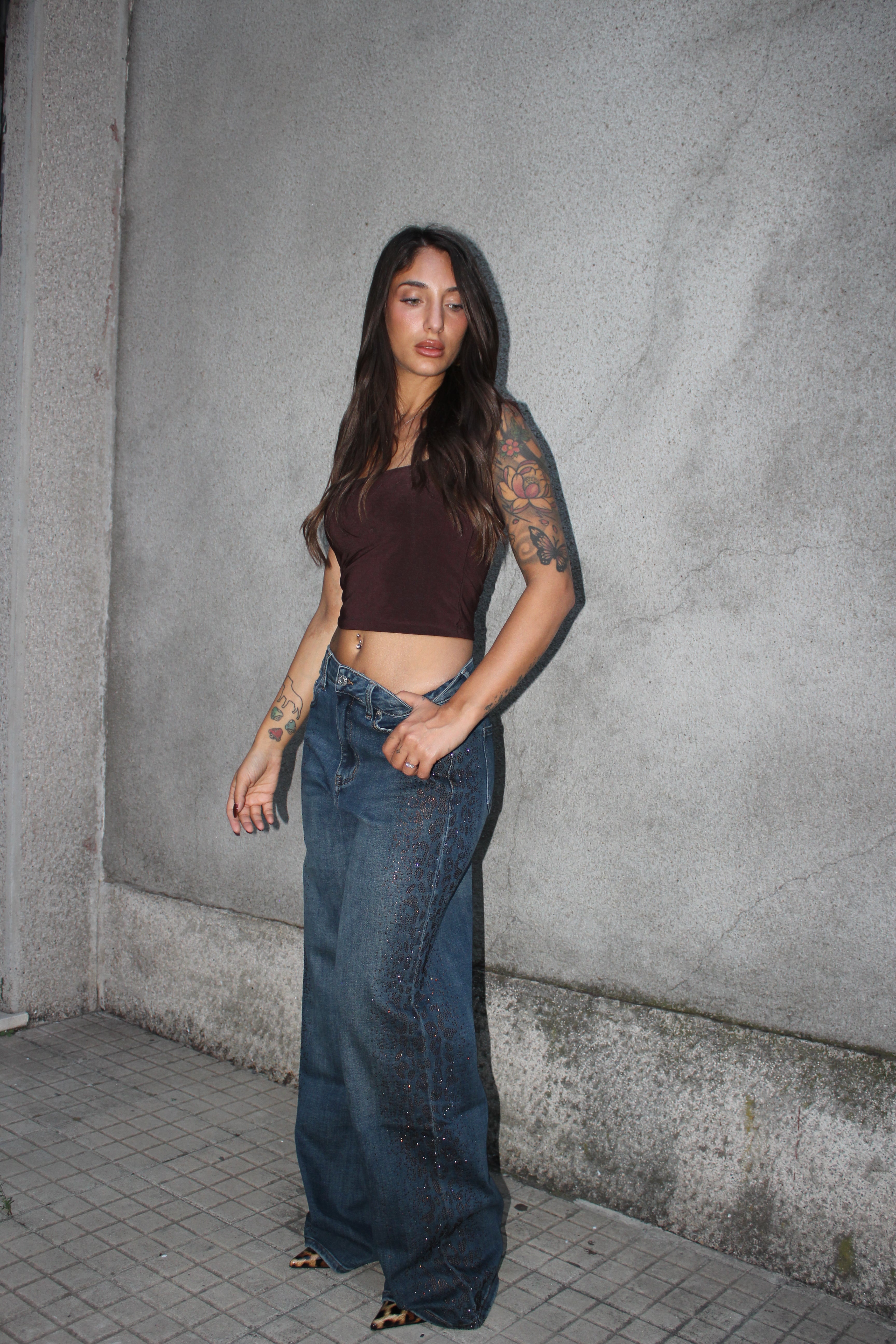 Jeans Luxury Maculato