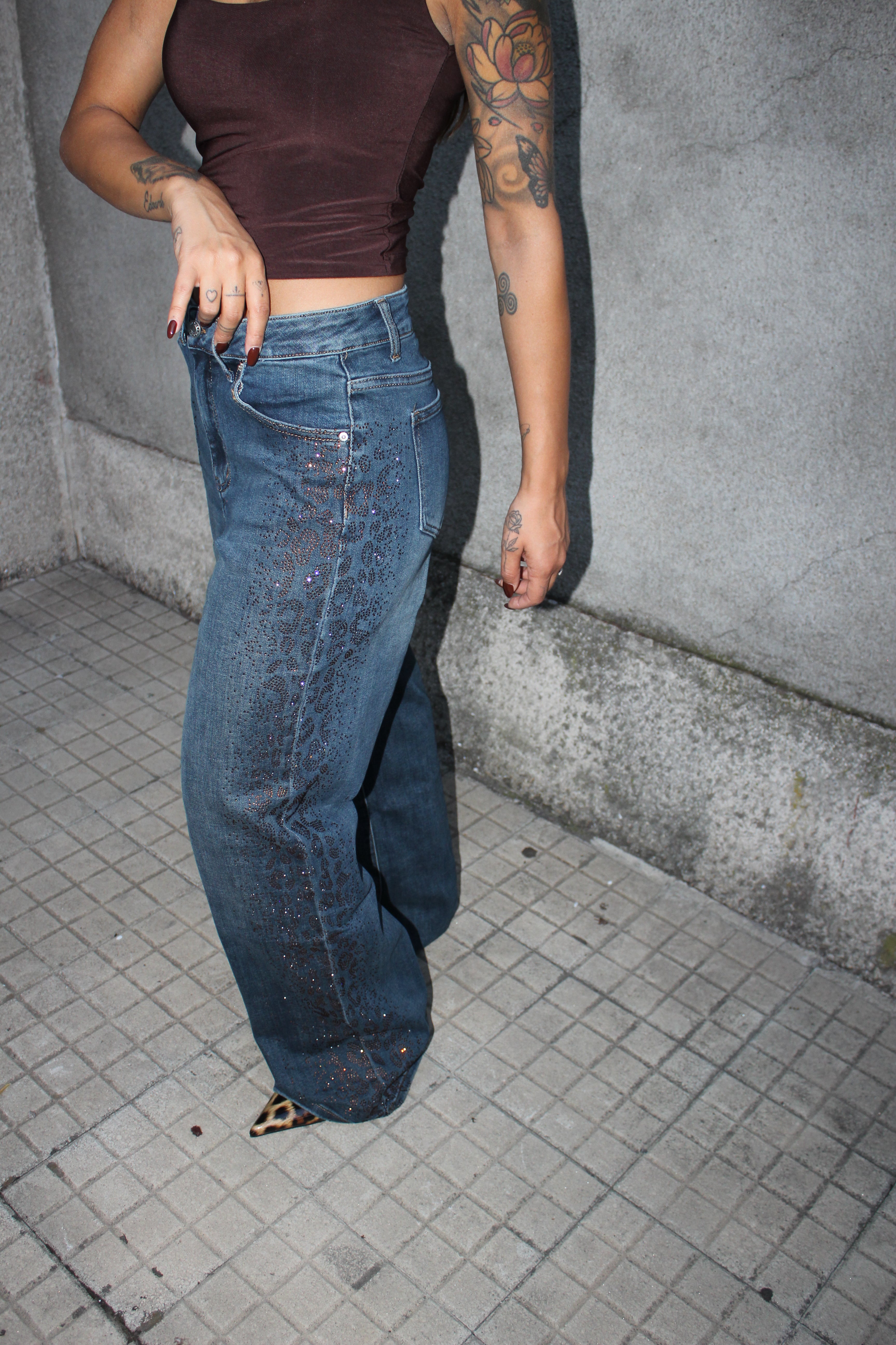 Jeans Luxury Maculato