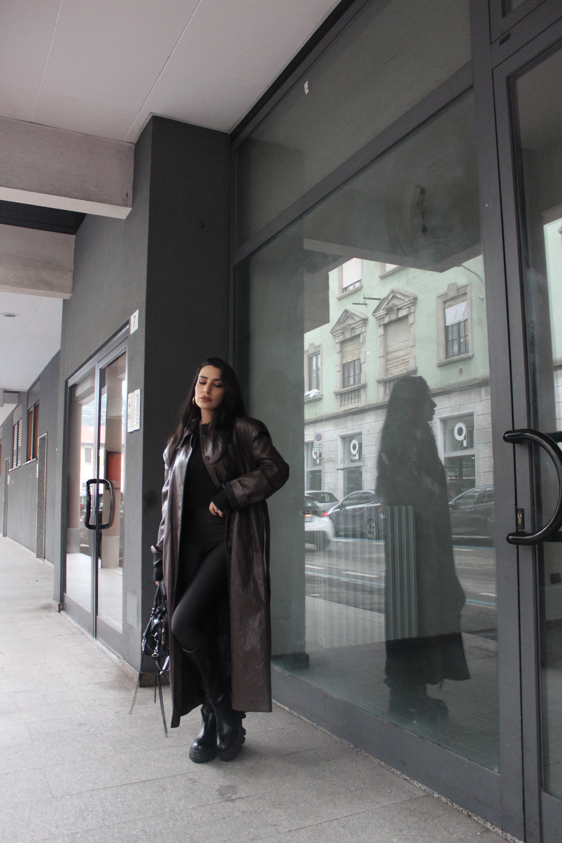 Trench in ecopelle by Lumina