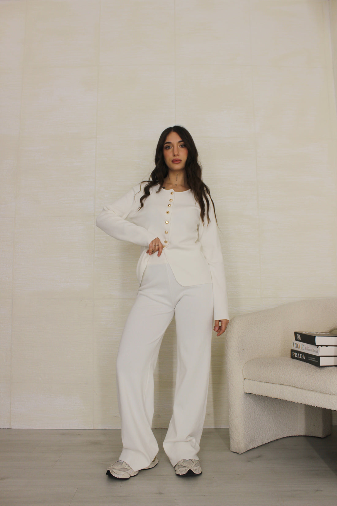 Completo comfy bianco