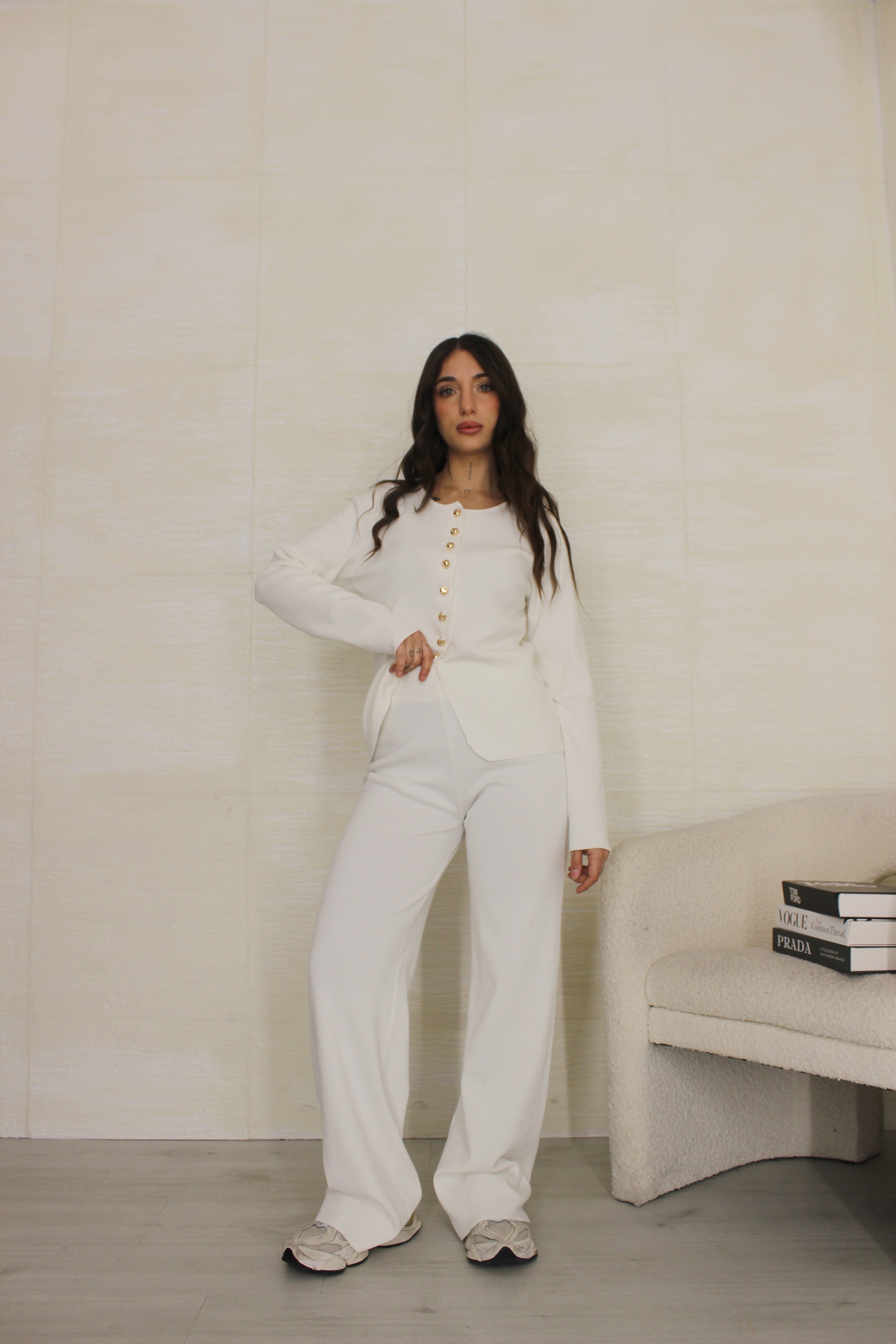 Completo comfy bianco