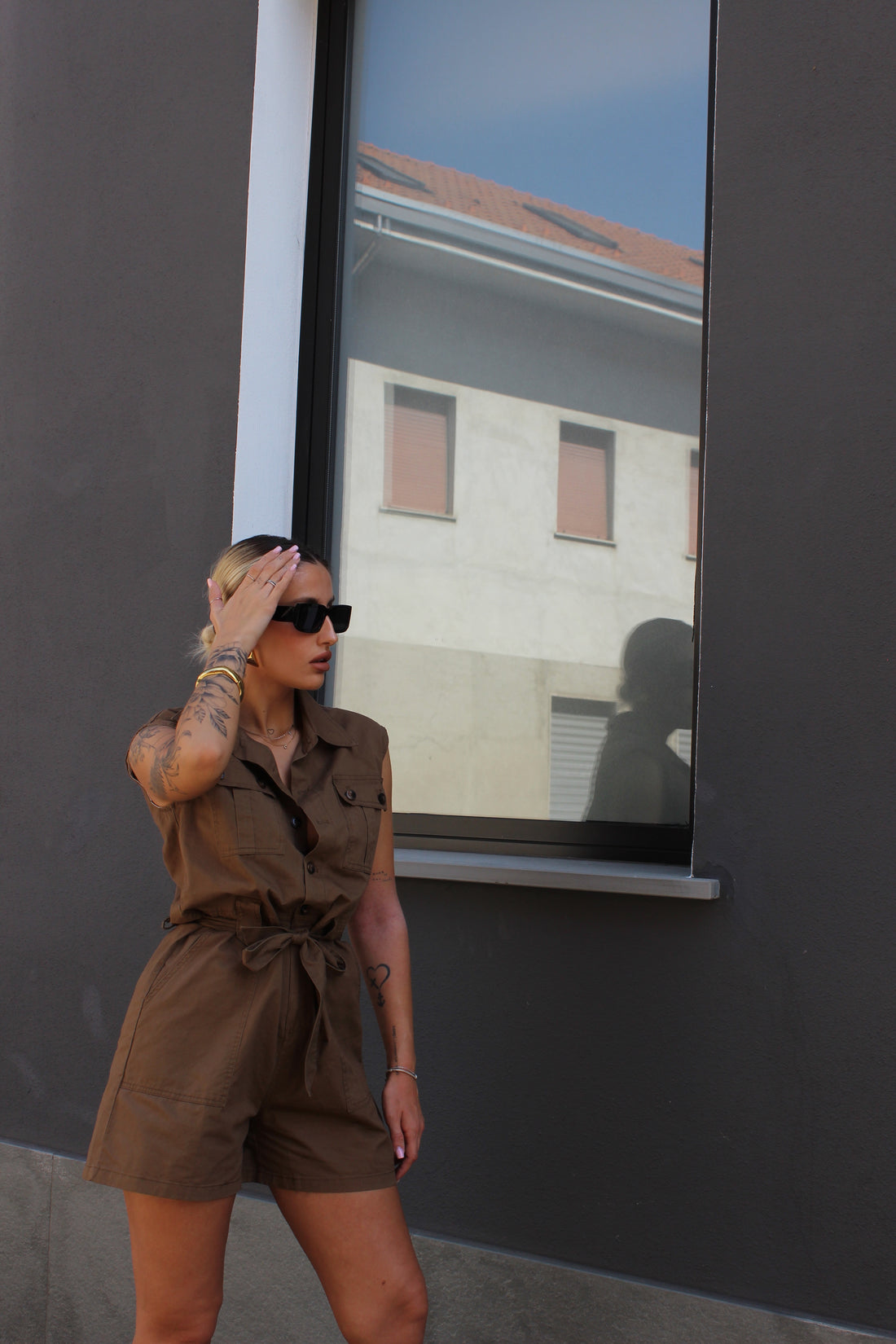Playsuit Safari cioccolato