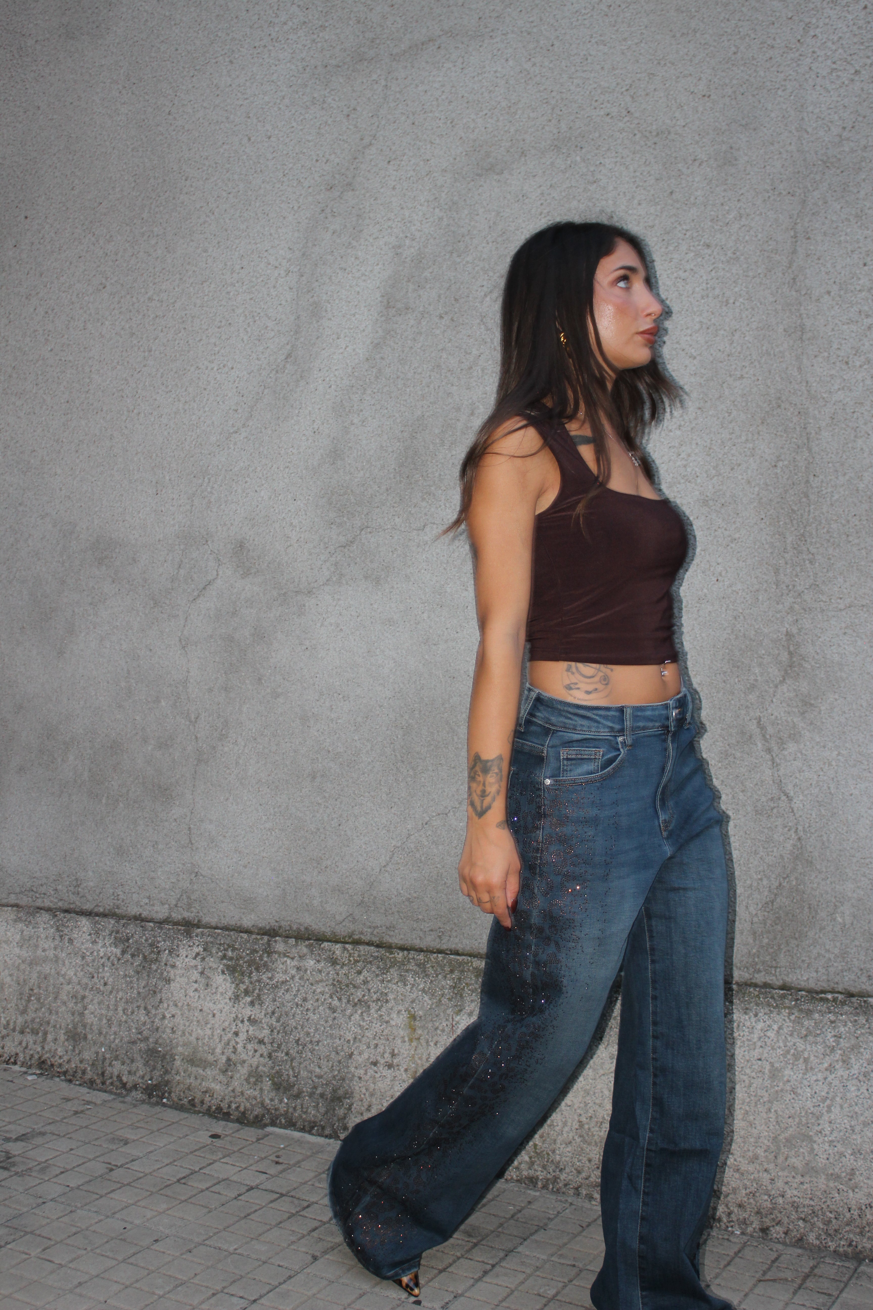 Jeans Luxury Maculato