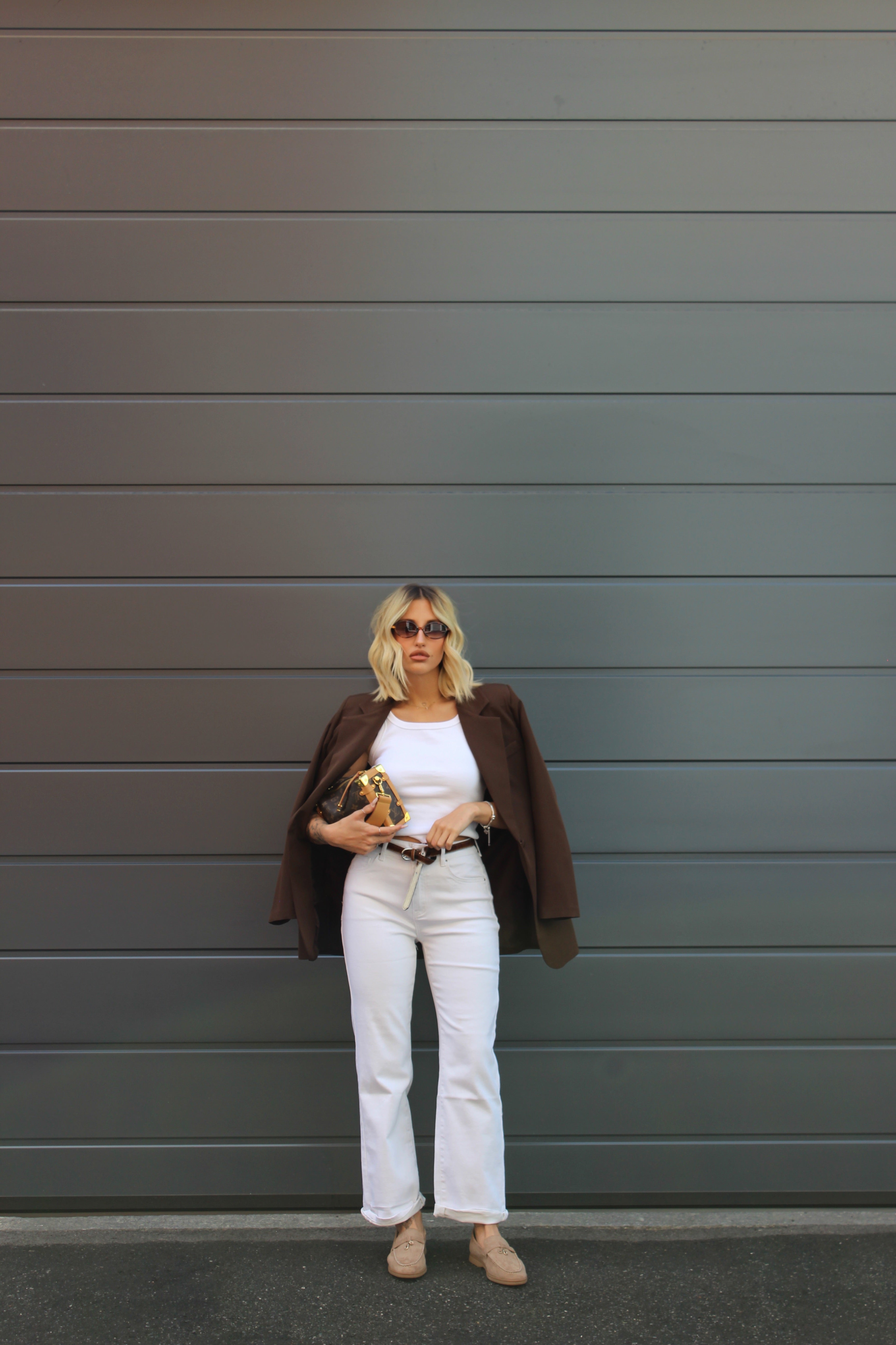 Jeans Mom fit Bianco