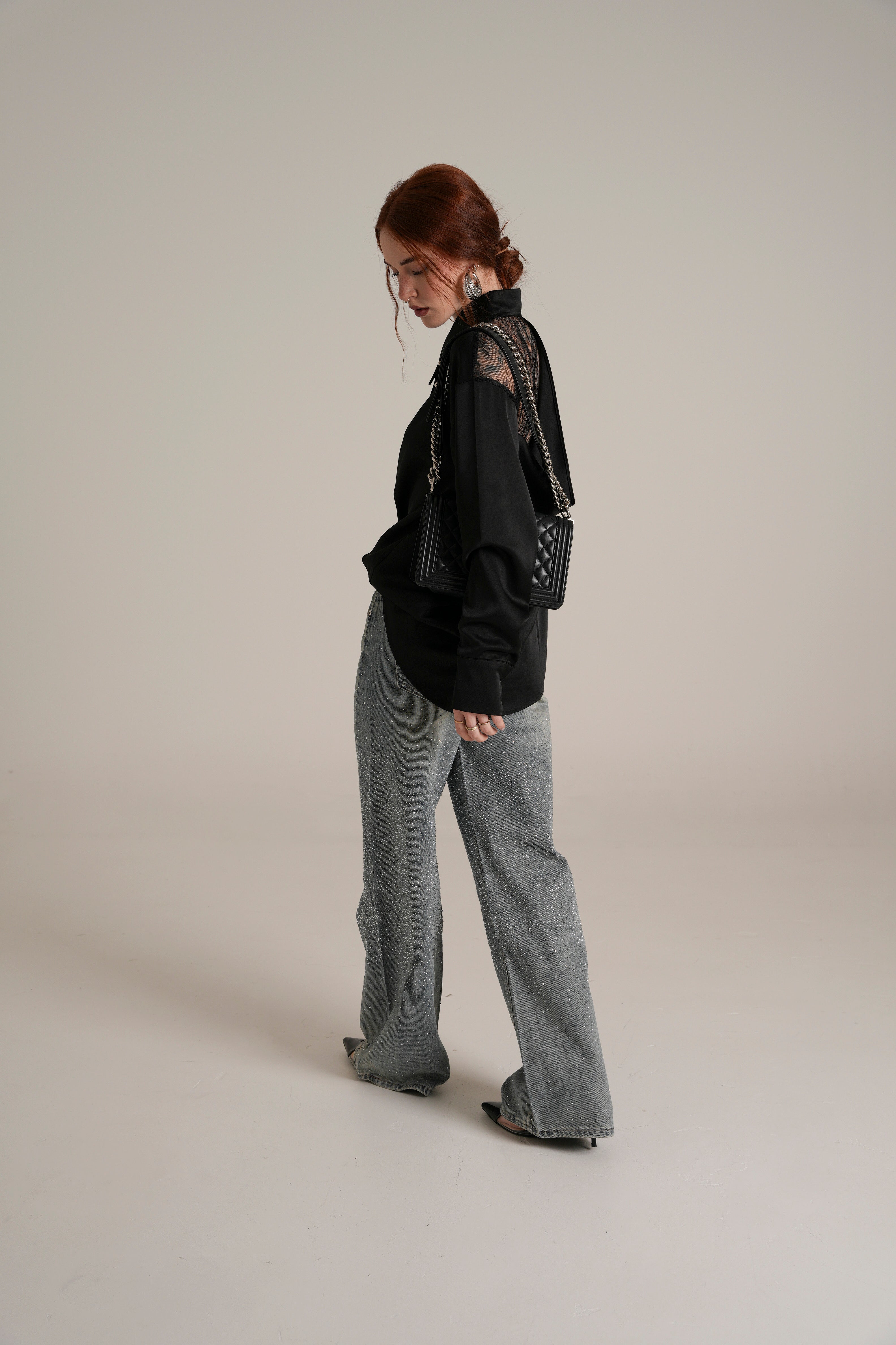 Blusa con pizzo