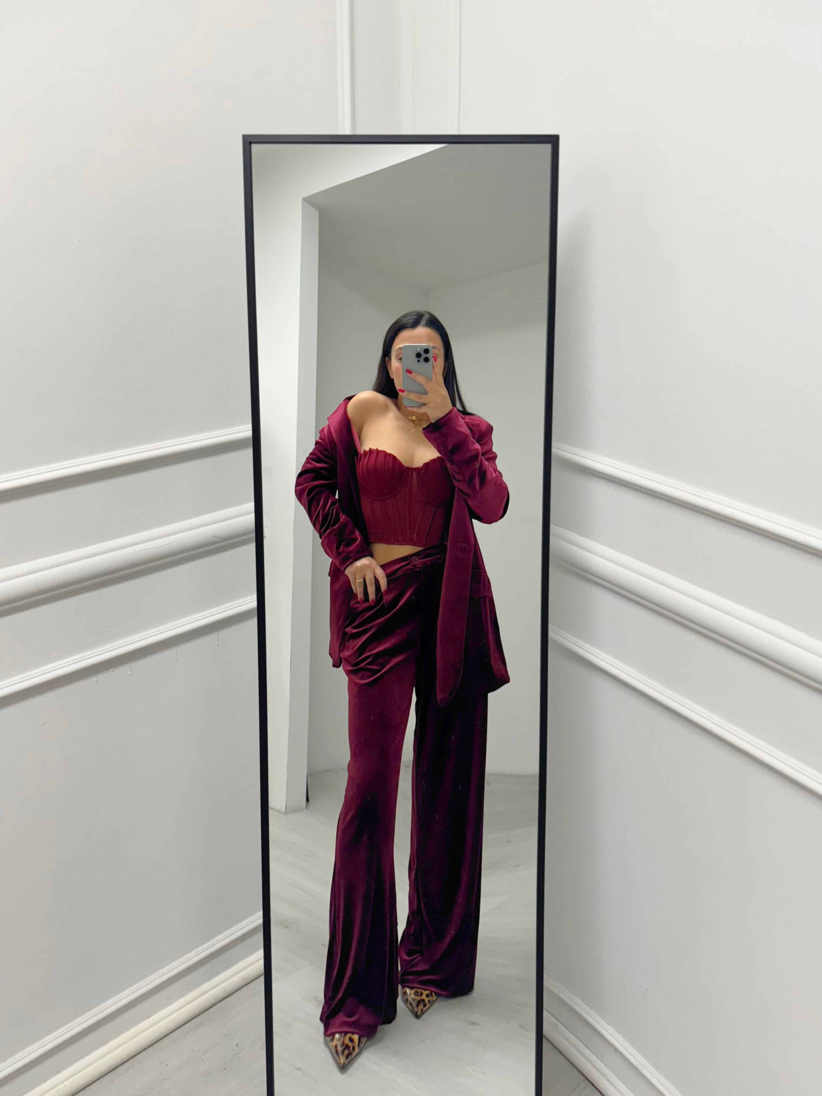 Tailleur in velvet