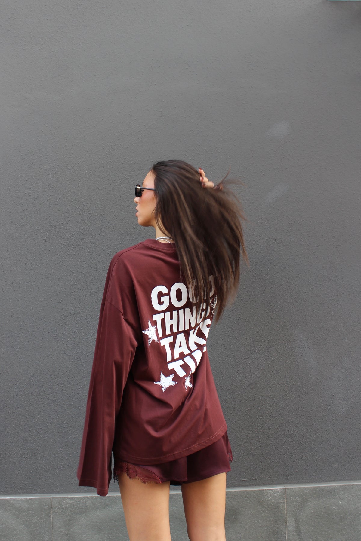 Maglia TIME burgundy