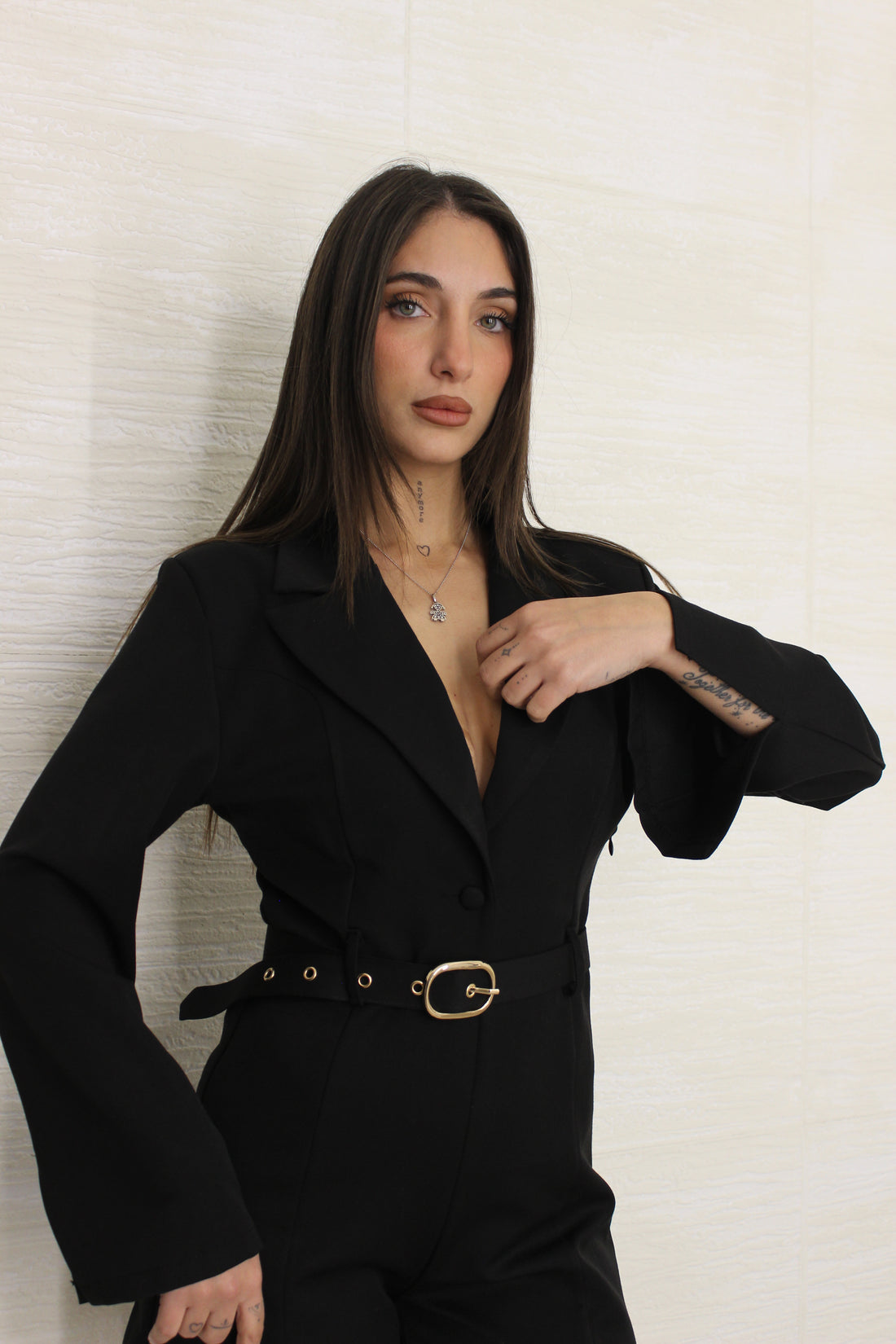 Blazer Playsuit Nero