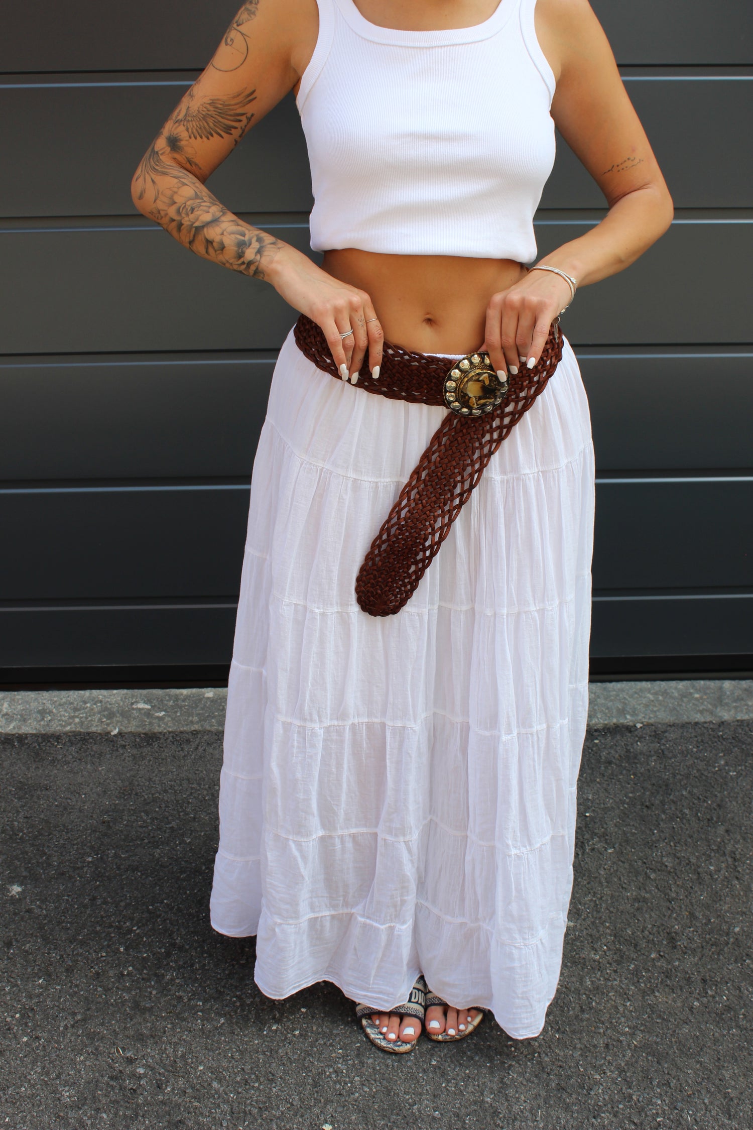 Gonna gipsy bianca