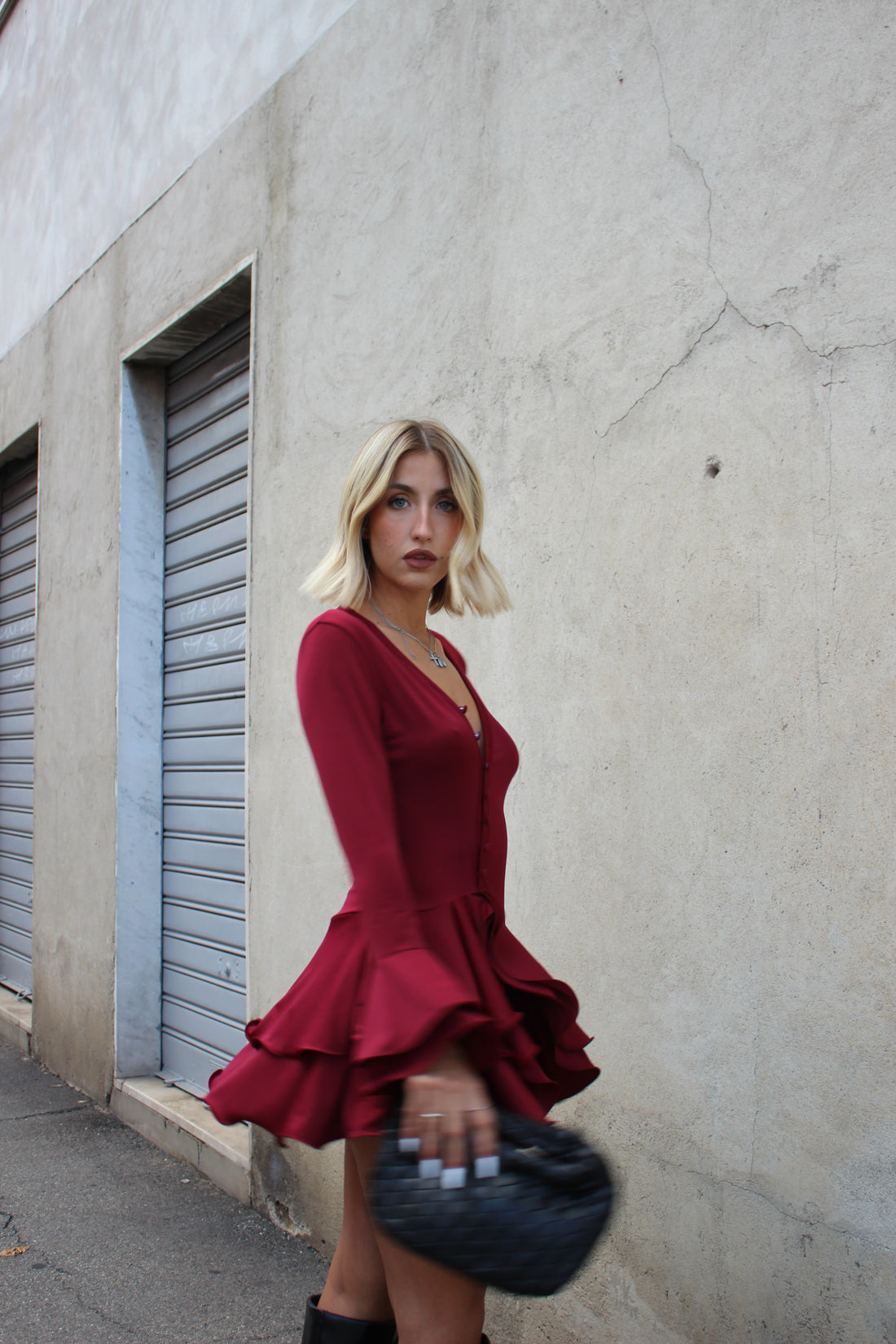 Abito Roma bordeaux