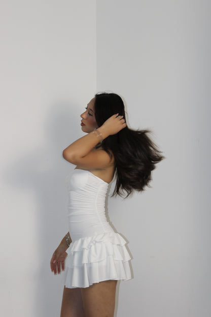 Playsuit basic bianco