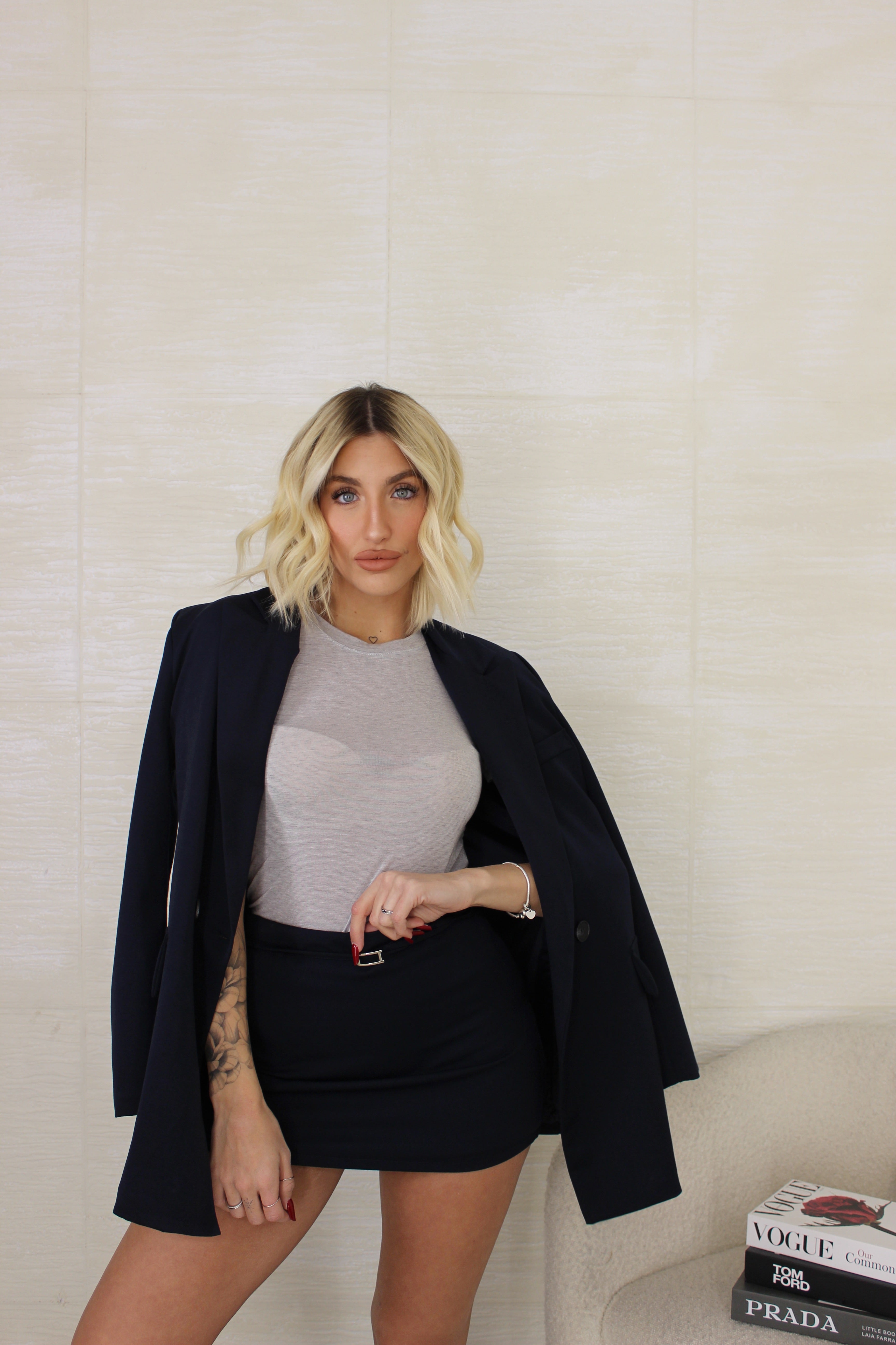 Coordinato Glenda blu