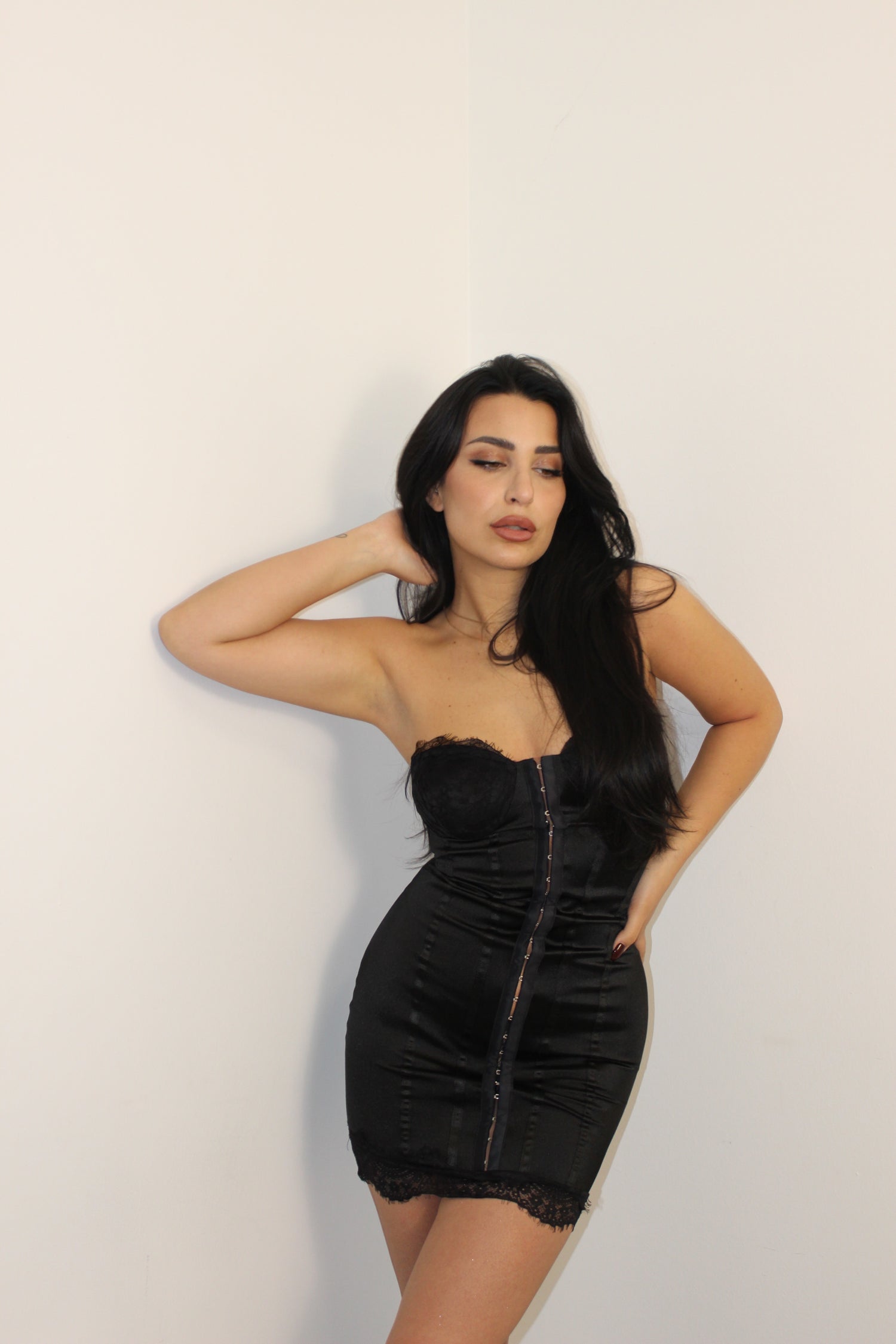 Abito corset Nero